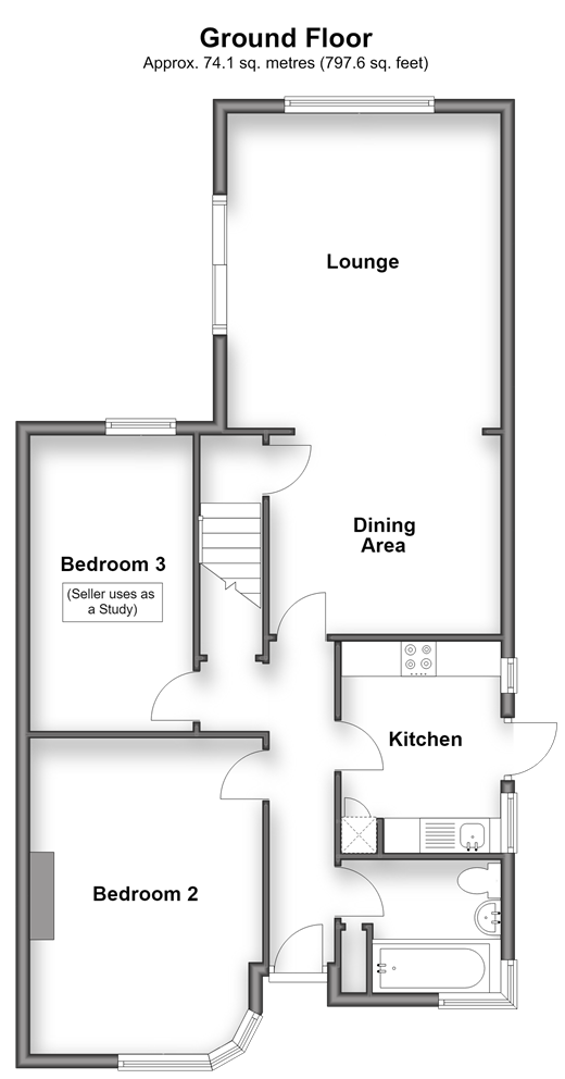 Queens Avenue Elms Vale, Dover floorplan