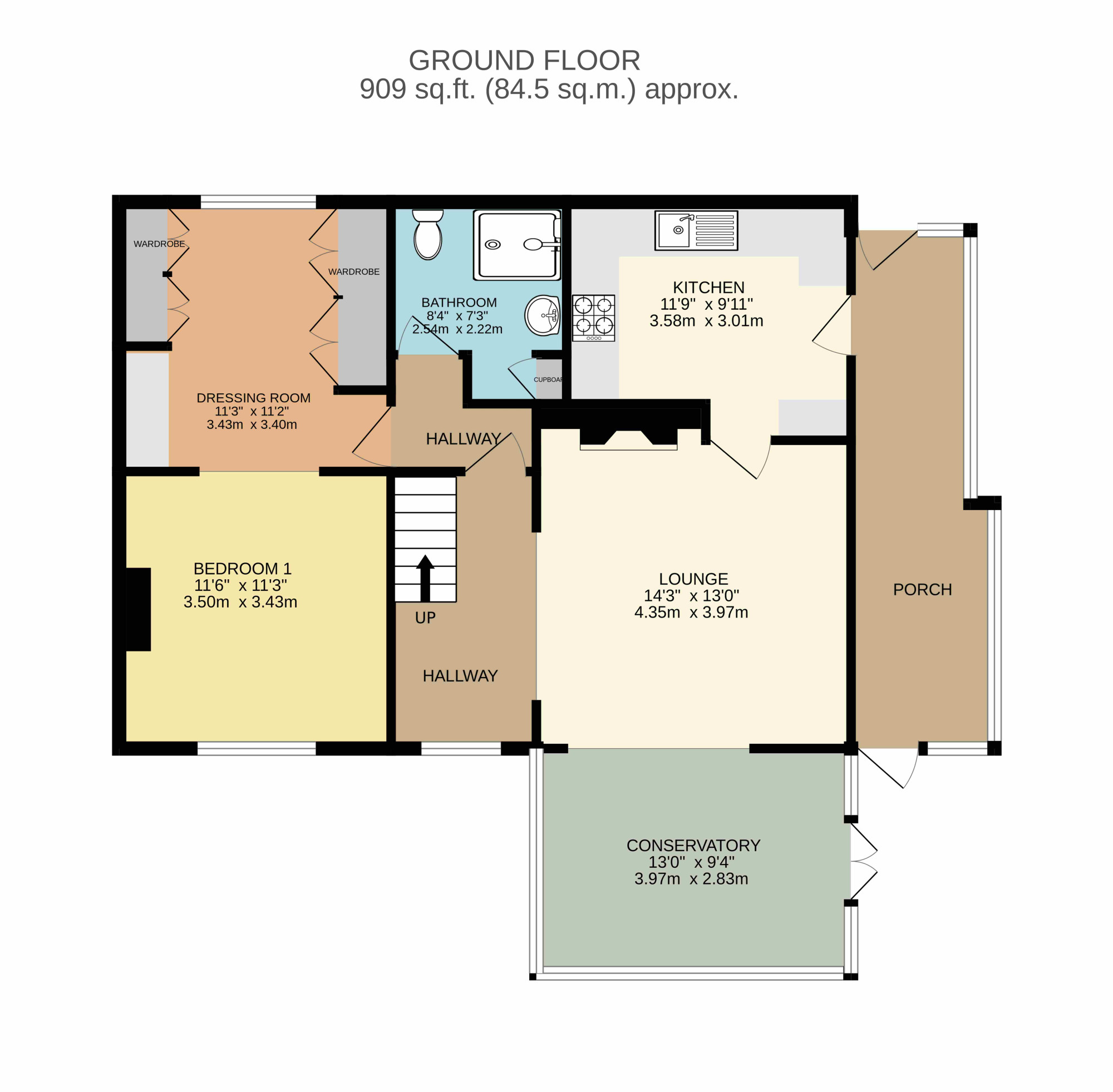 7 The Bungalow,, Spring Gardens, Barnsley floorplan
