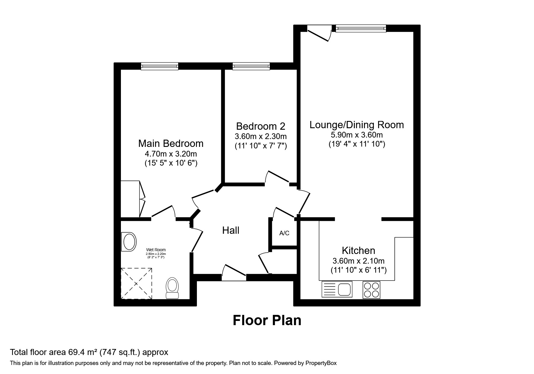 33 Newman Court,, Barber Road, Hampshire floorplan