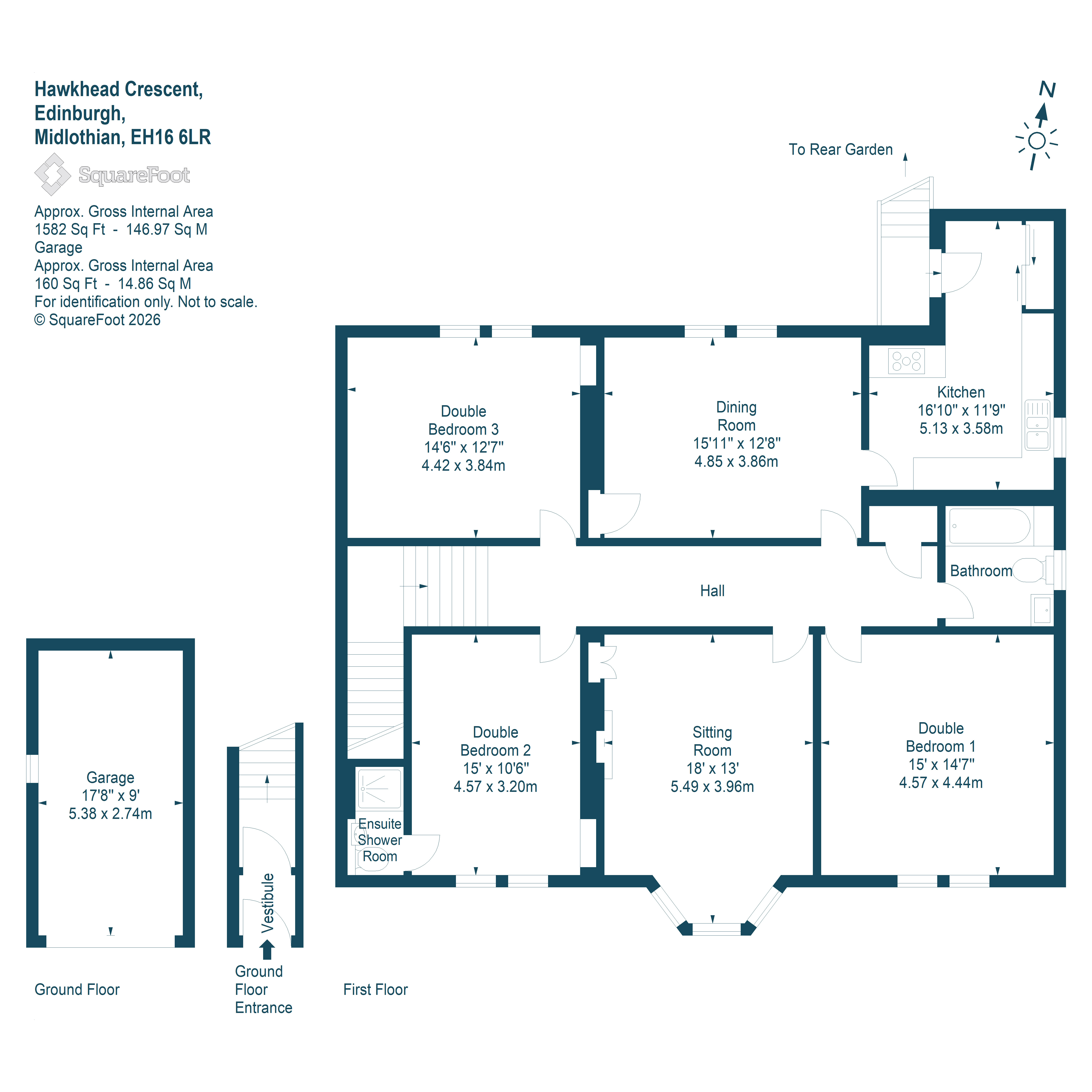 12, Hawkhead Crescent, Liberton, Edinburgh floorplan