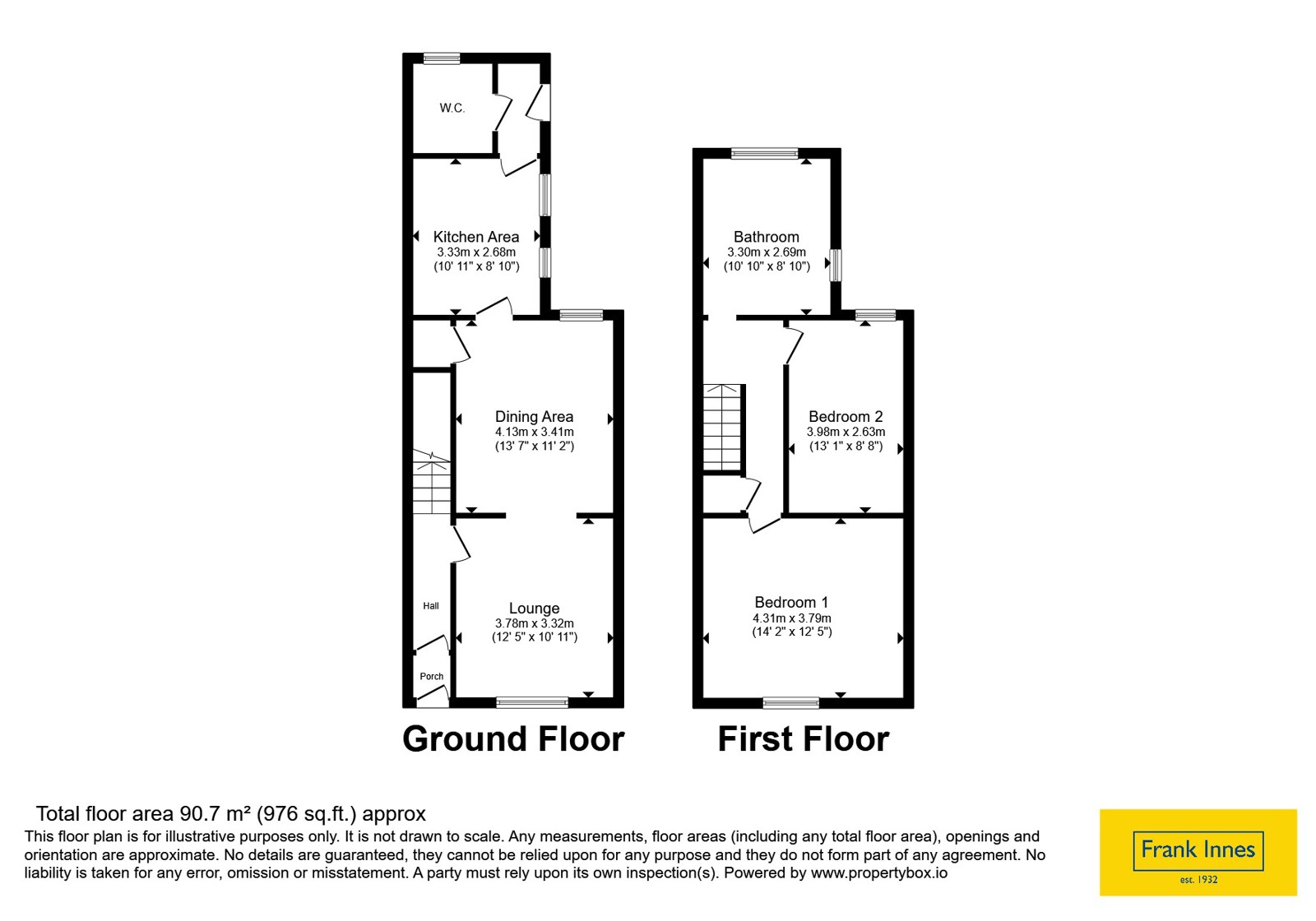 14, Chester Green Road, Derbyshire floorplan