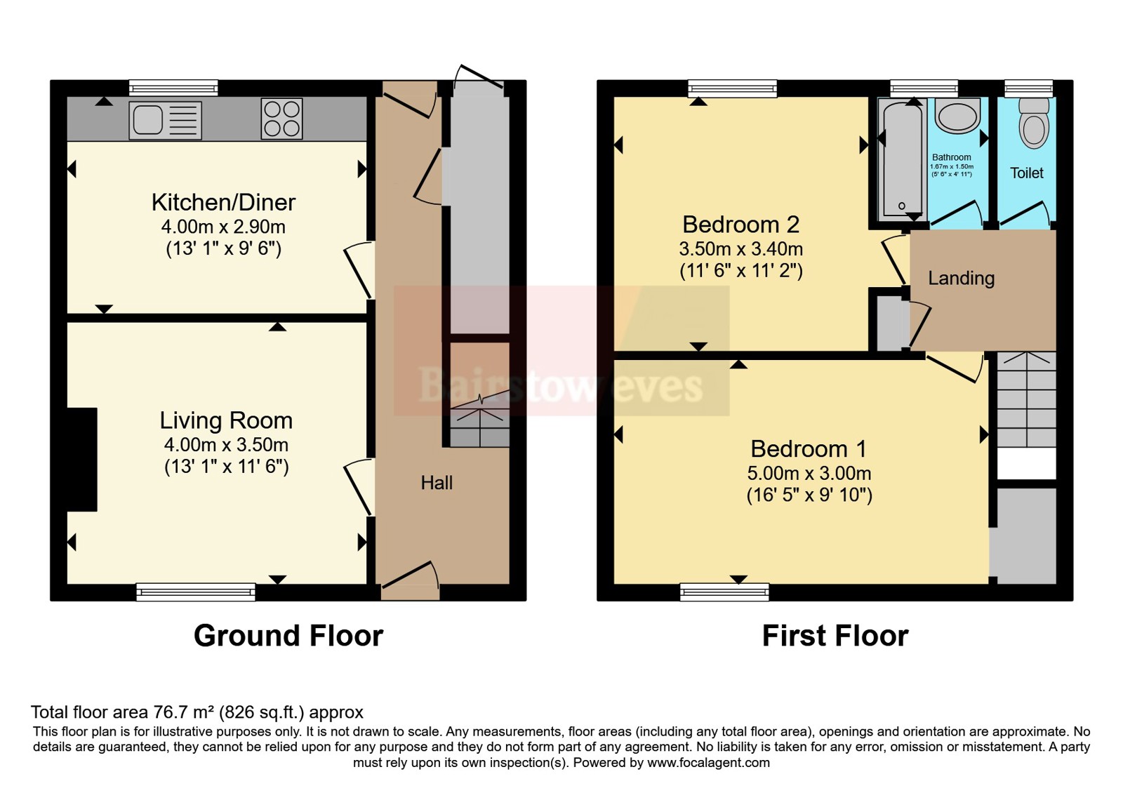 36, Wilkins Gardens, Nottingham floorplan