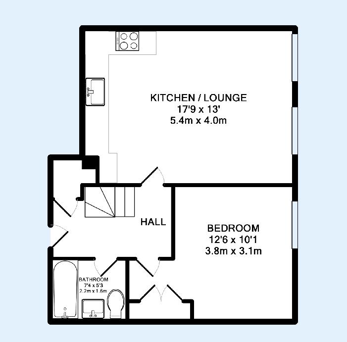 1 Bedrooms Flat to rent in Portland Square, Bristol BS2