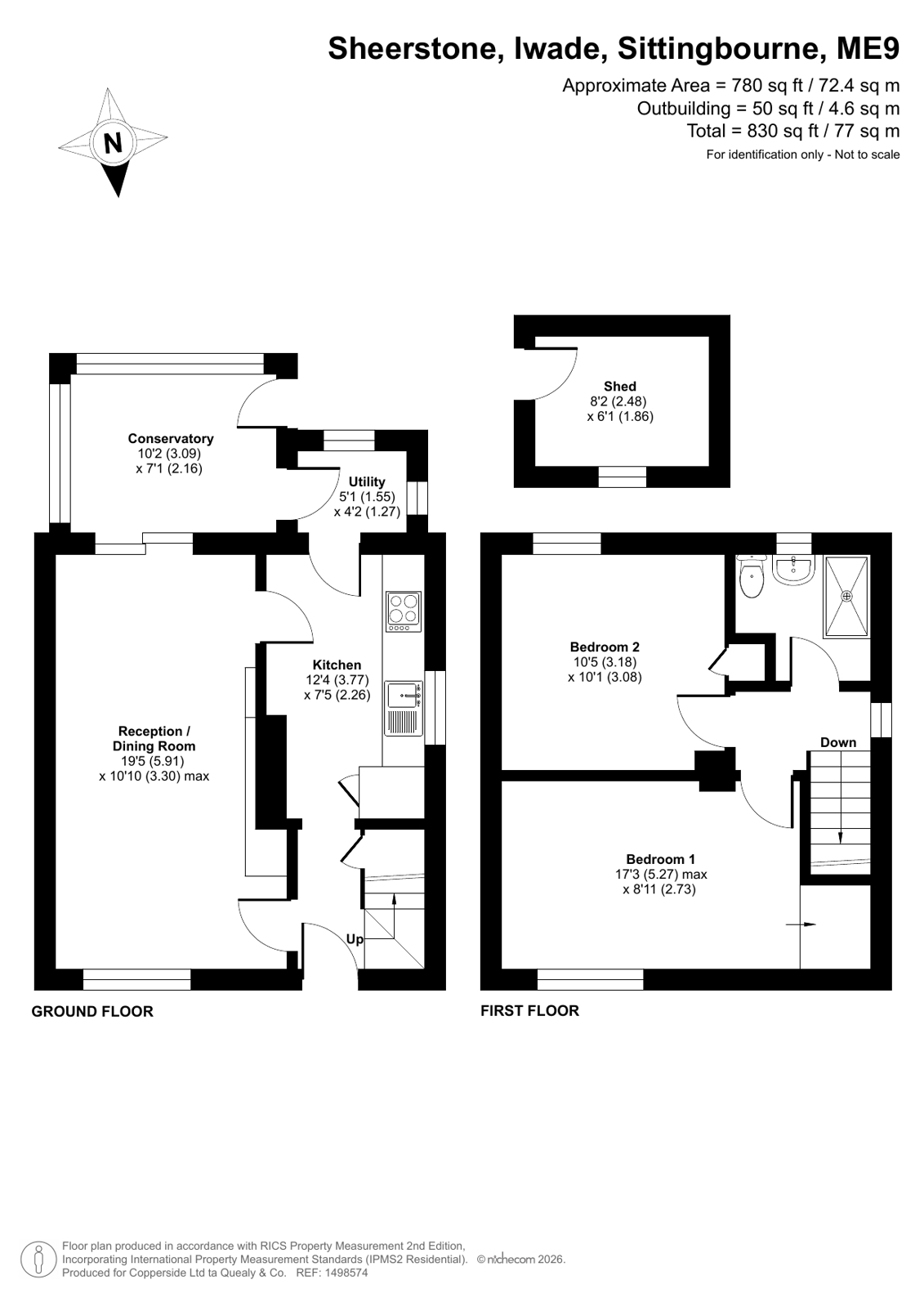 35, Sheerstone, Sittingbourne floorplan