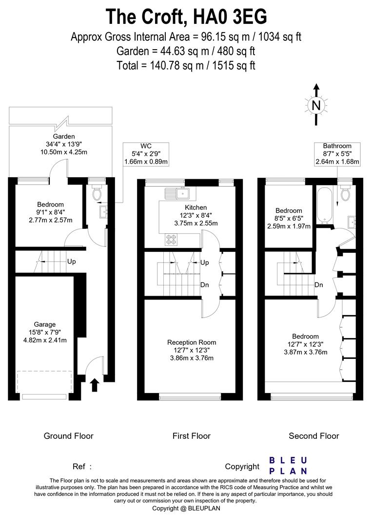 The Croft, Wembley floorplan