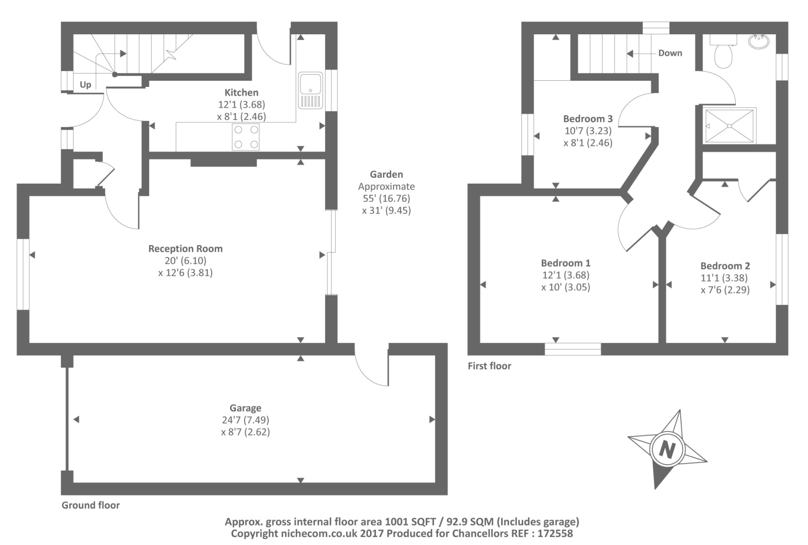 34 Hutchcomb Road, Hutchcomb Road, Oxford floorplan