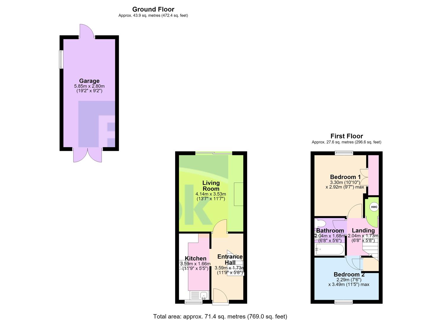 15, Hanbury Green, Leominster floorplan