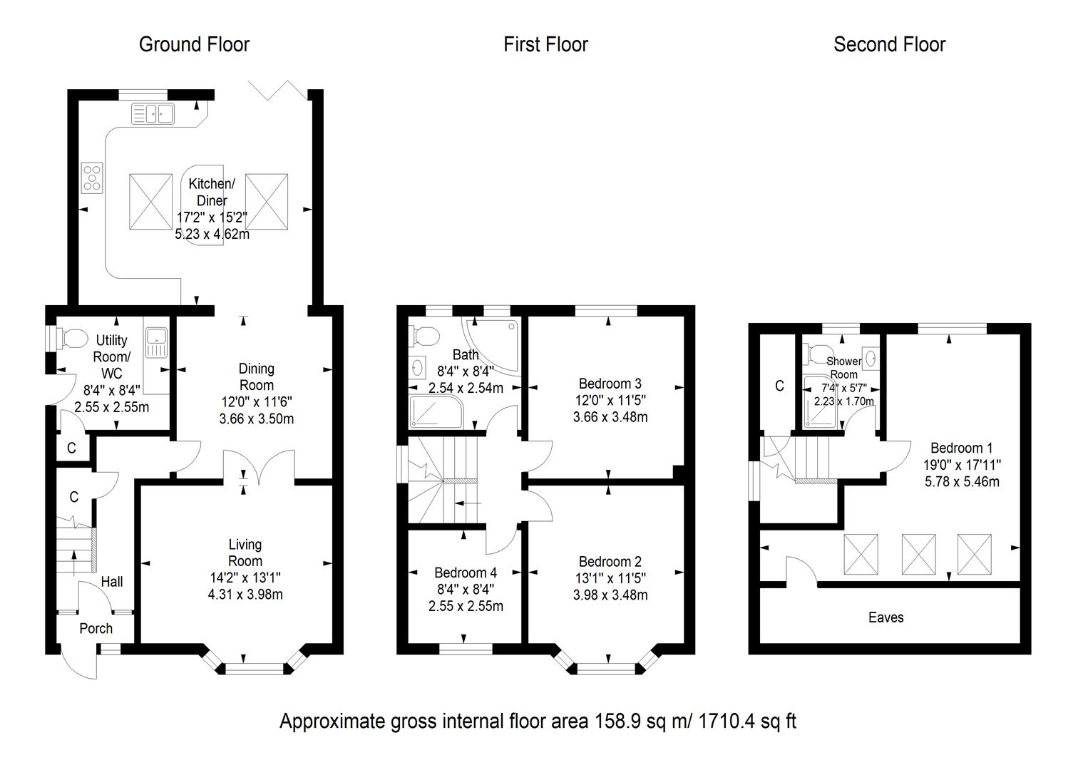 Burnham Road, Worthing BN13, 4 bedroom semidetached house for sale