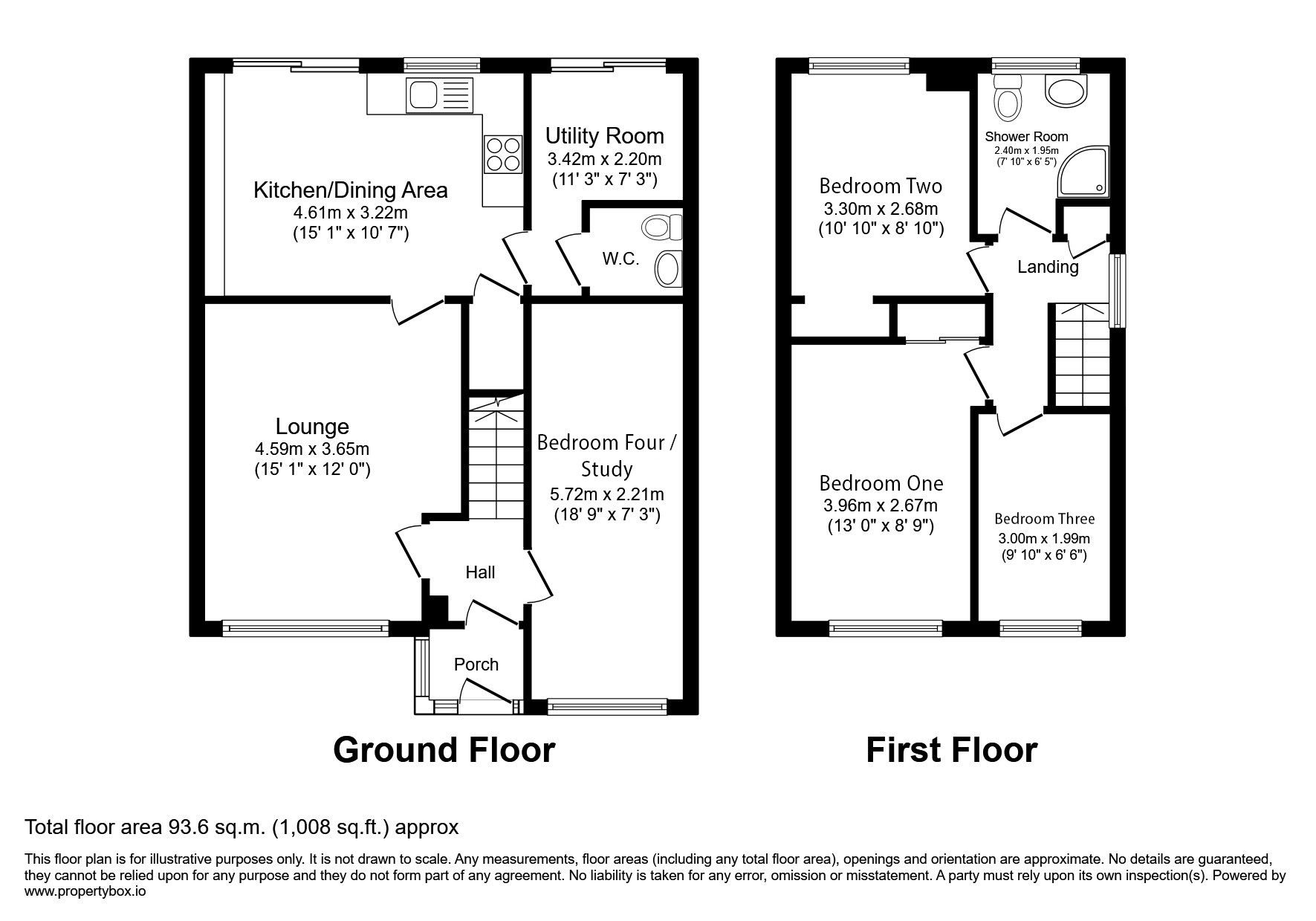 13, Merton Close, Kidderminster floorplan