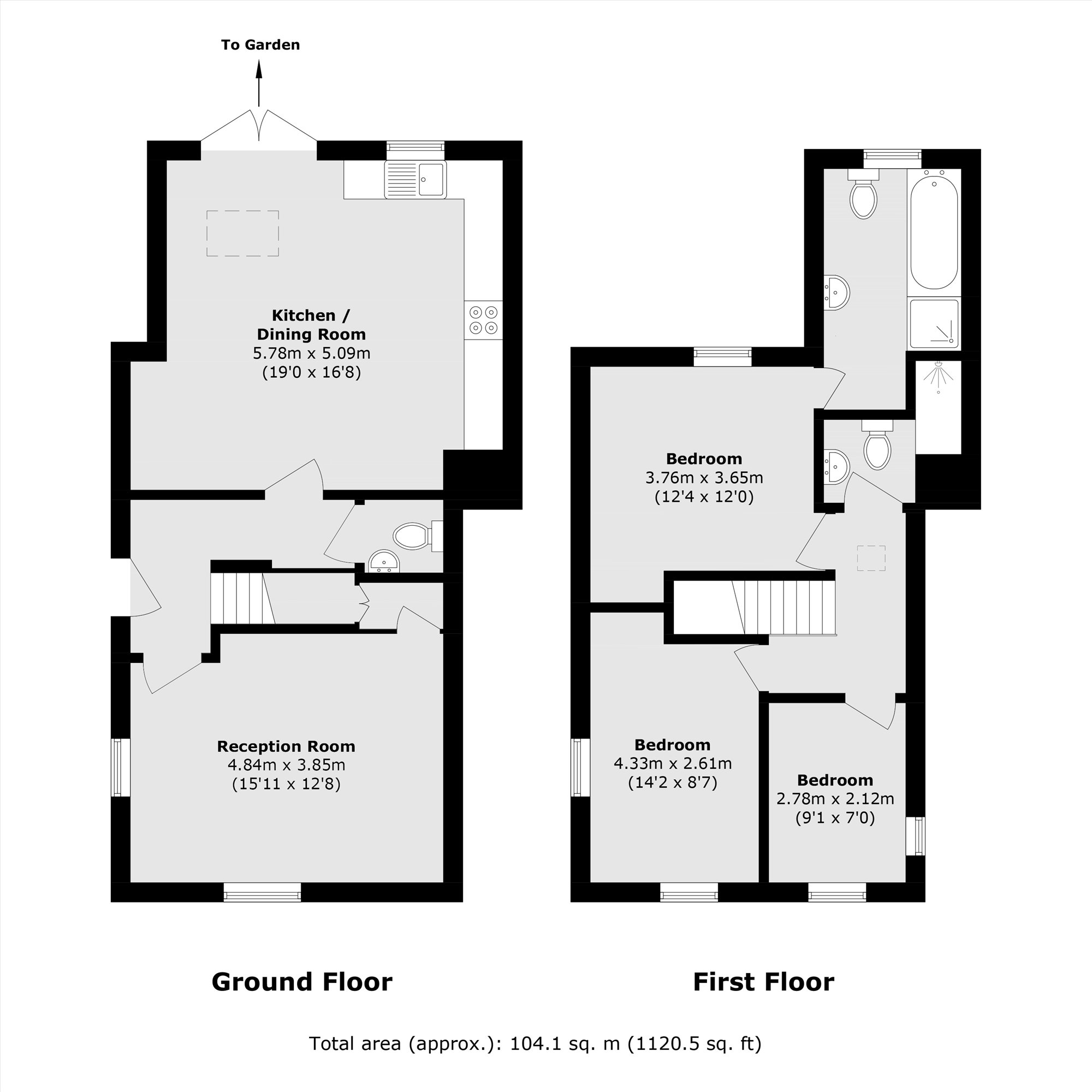 274, Well Hall Road, London floorplan