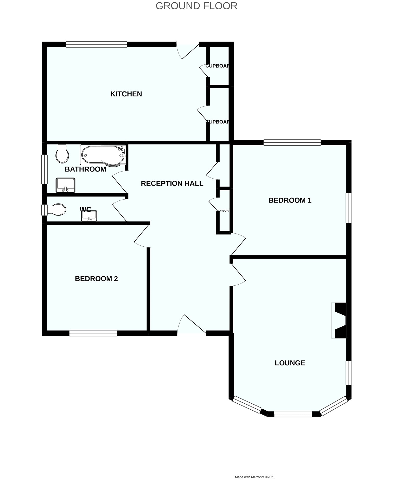 Alison Road, Paignton, Devon TQ3, 2 bedroom detached bungalow to rent