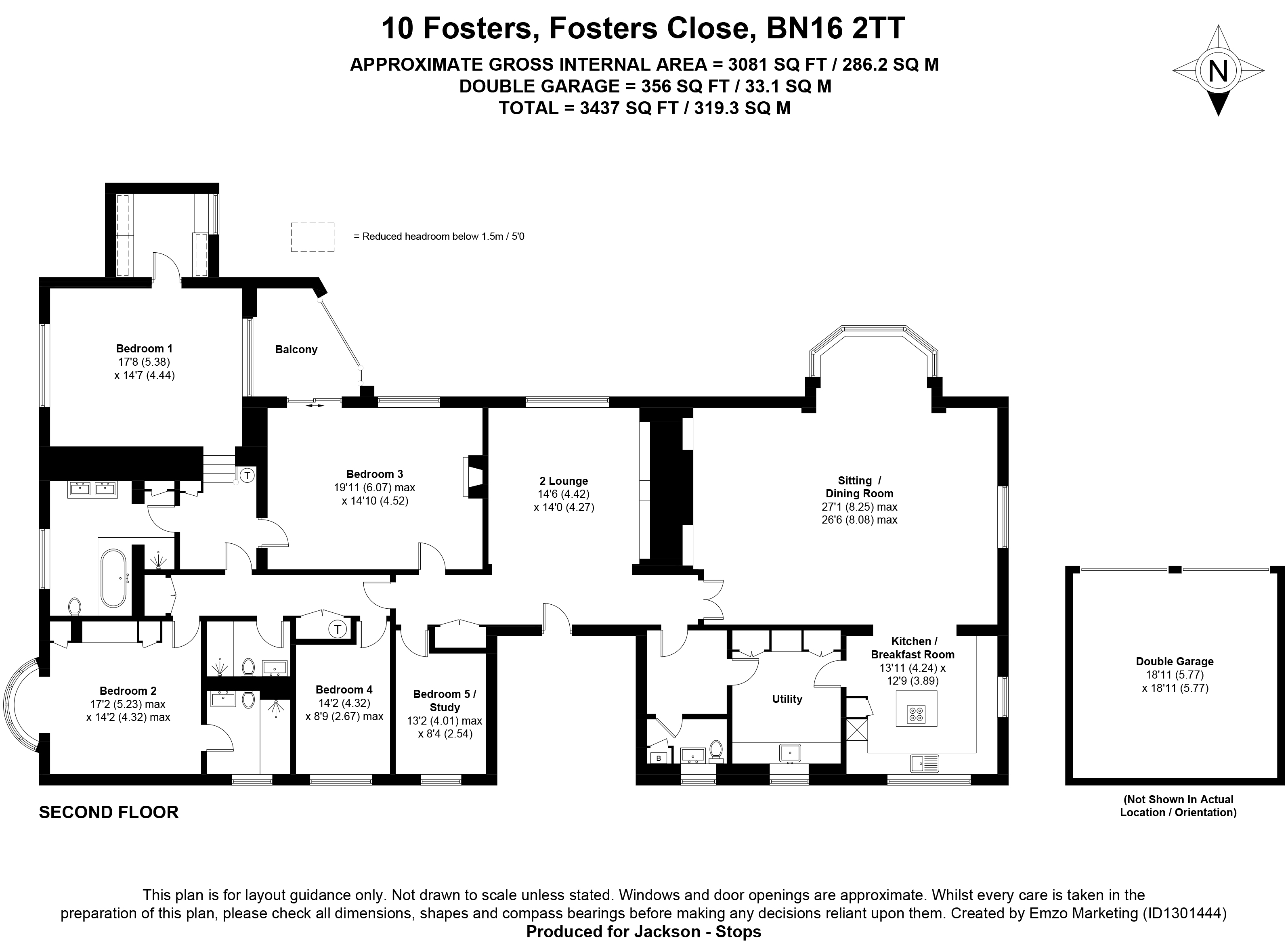 10, Fosters, East Preston floorplan