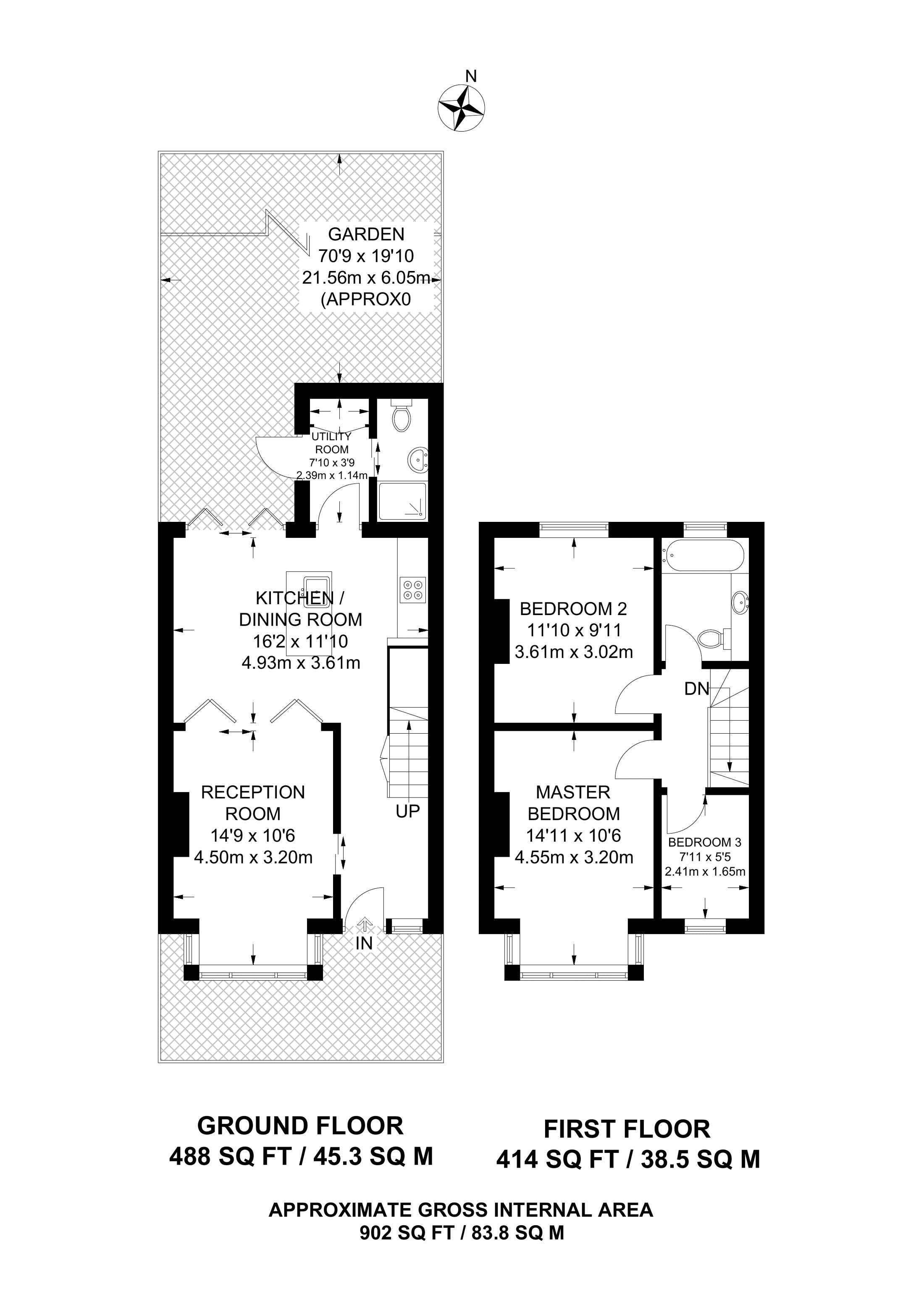 3 Bedrooms Semi-detached house to rent in Mersham Road, Thornton Heath CR7