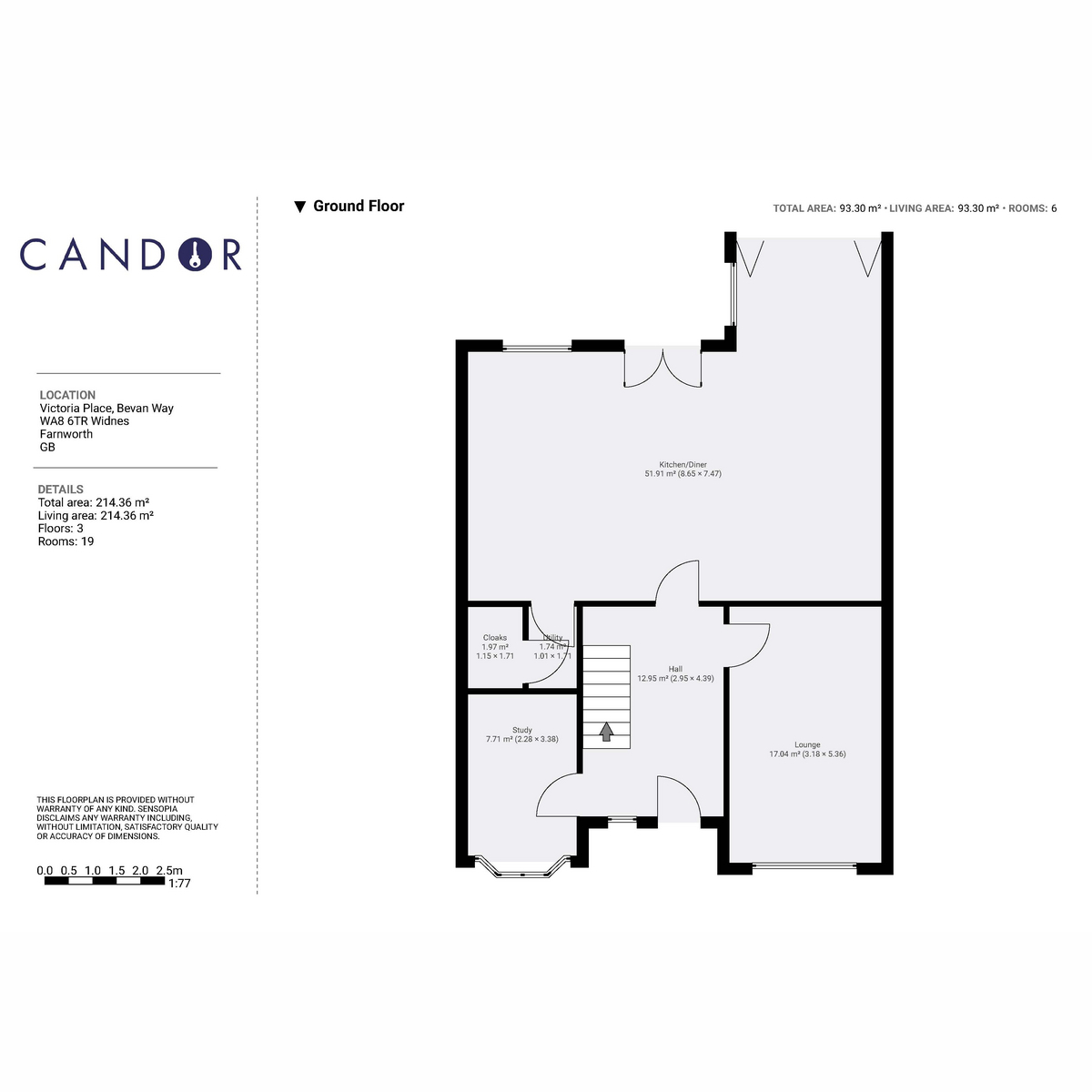 4, Victoria Place, Farnworth floorplan