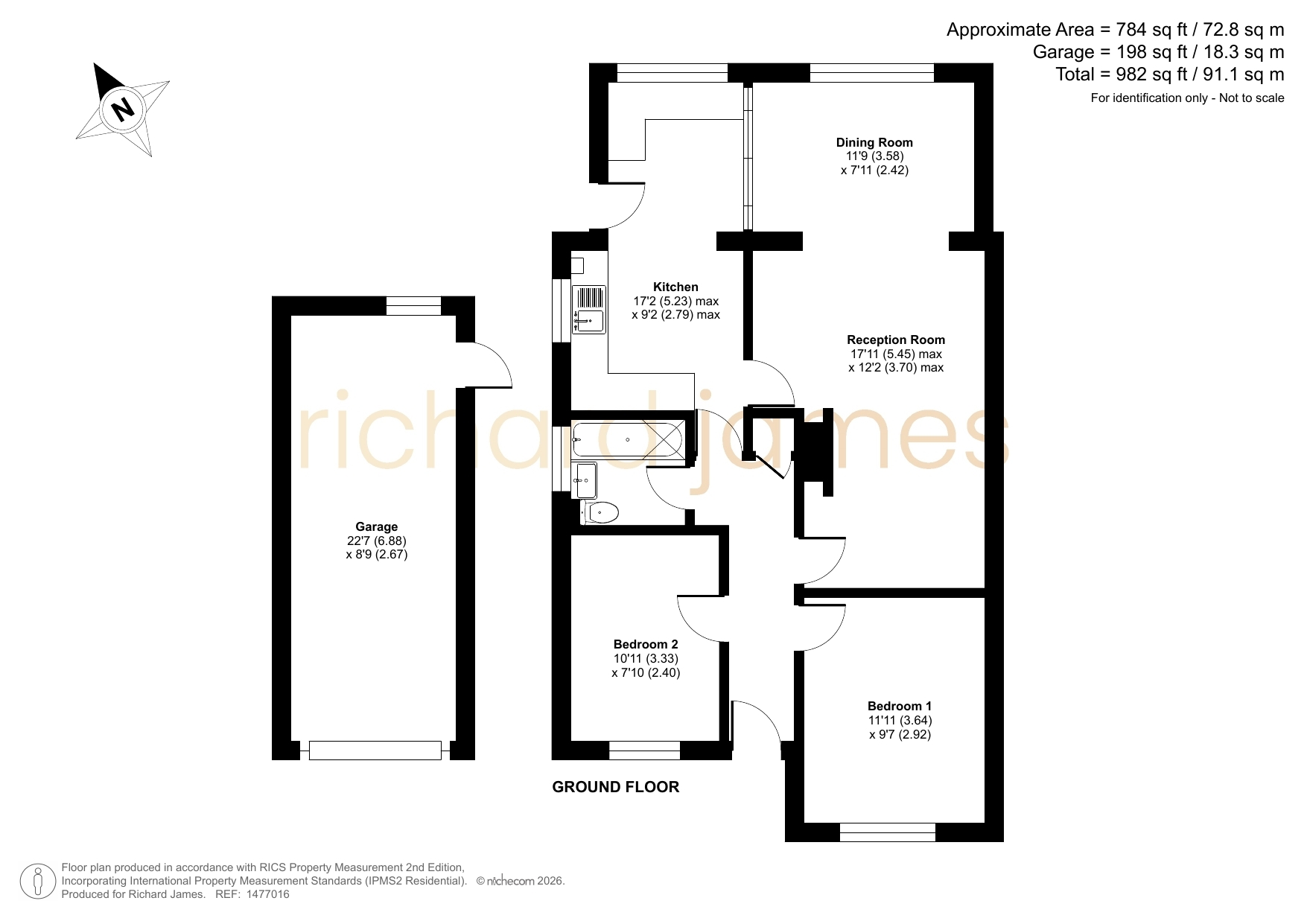 1, Passmore Close, Swindon floorplan
