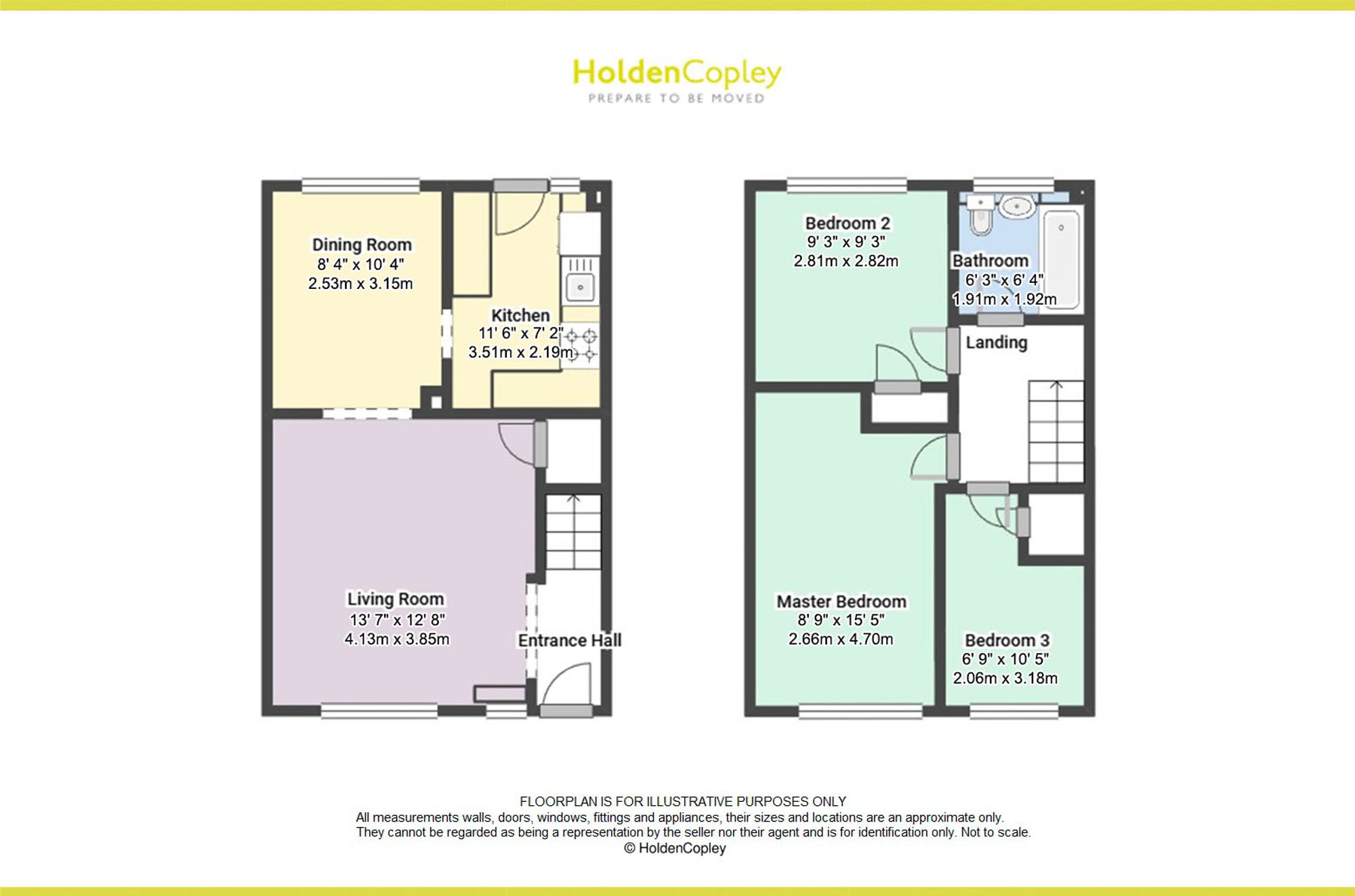 16 Bradman Gardens, Nottingham floorplan