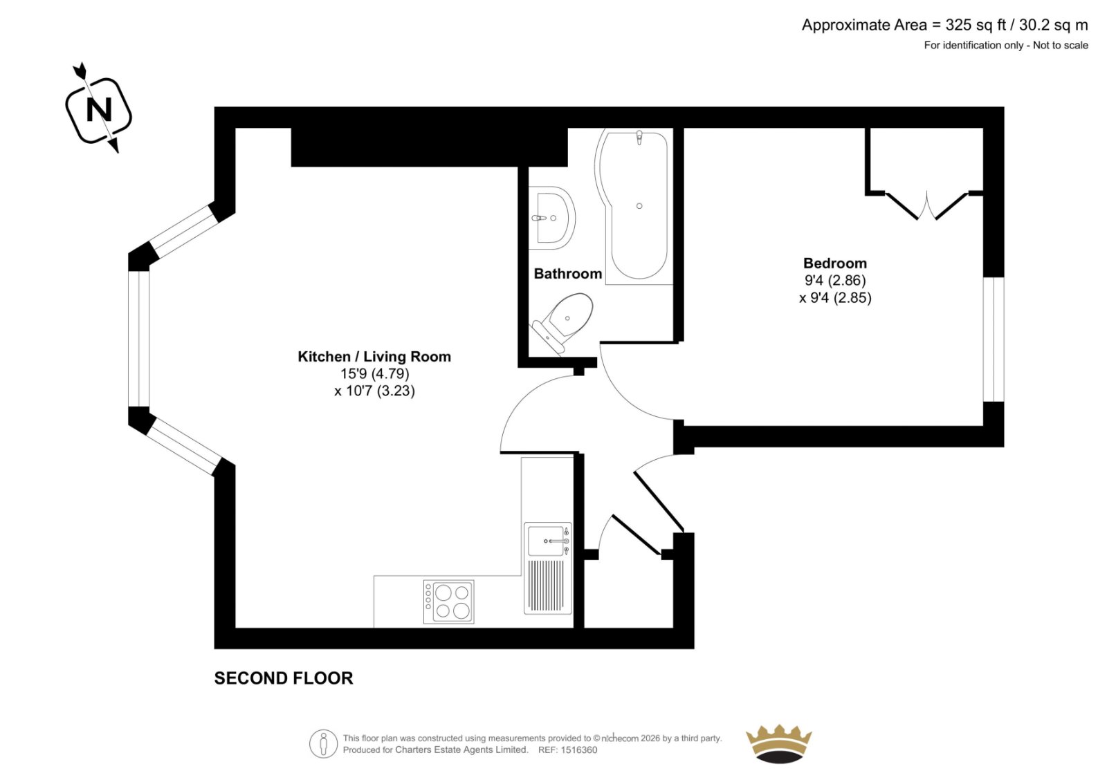 Flat 5, 3, Madeira Place, East Sussex floorplan