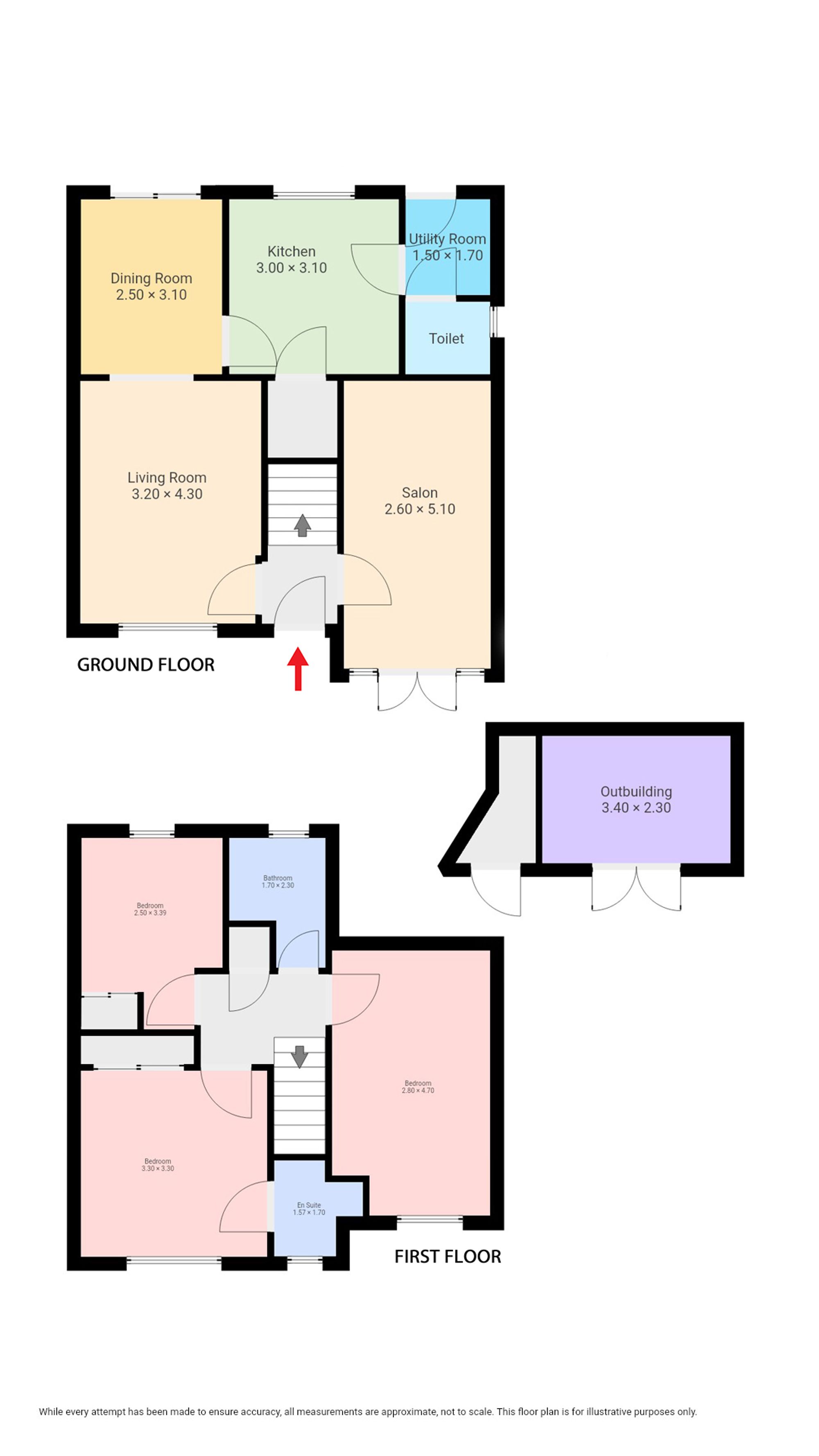98 Scalloway Road, Glasgow floorplan
