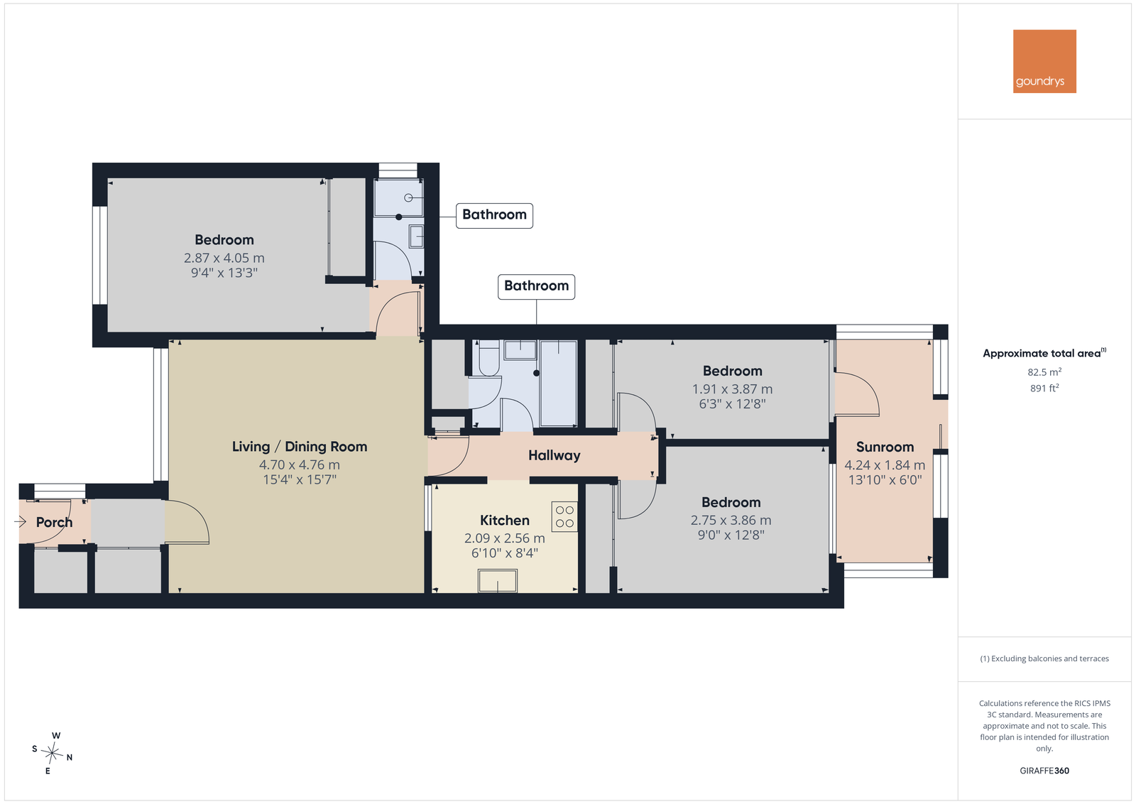 10, Ellen Close, Truro floorplan