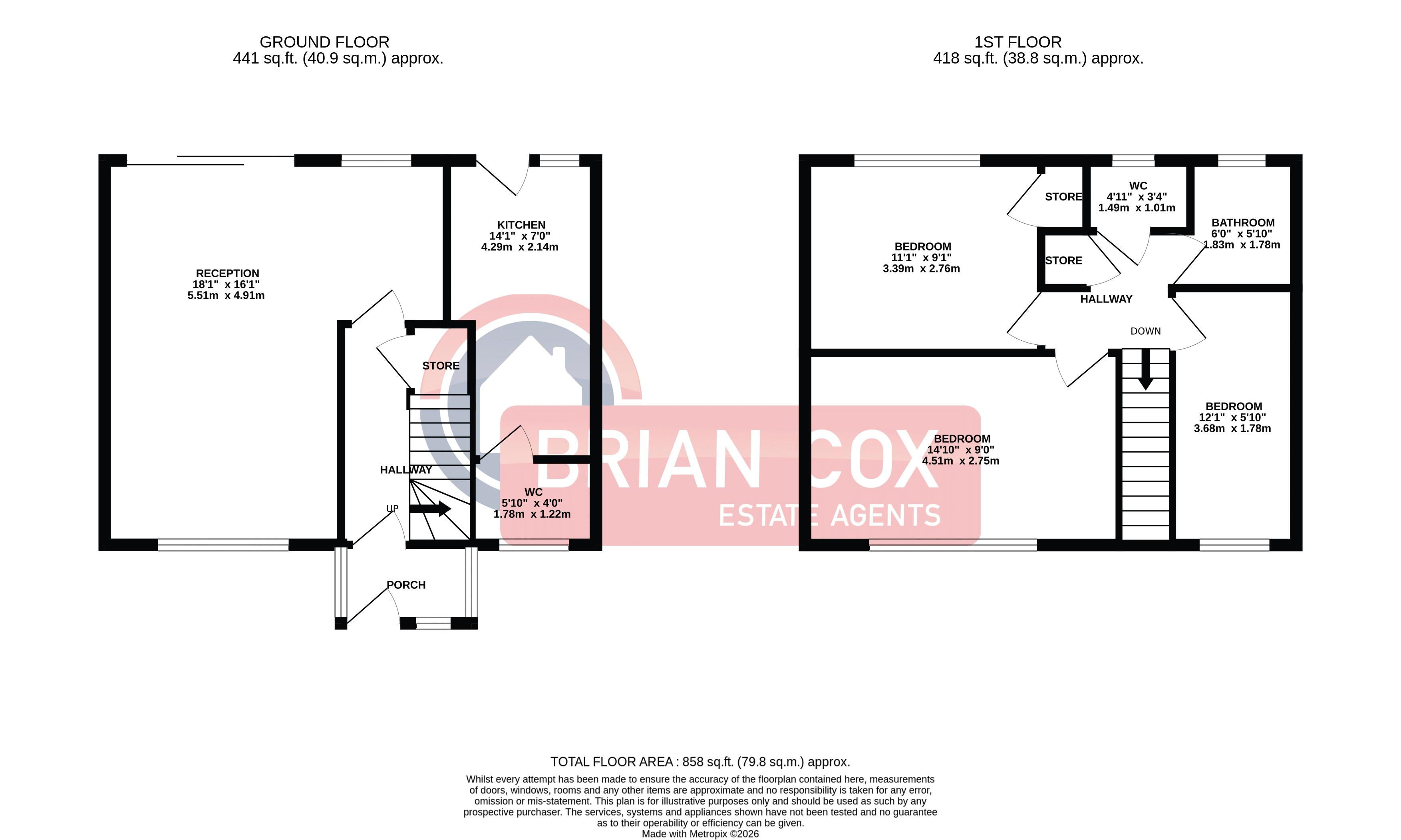 Kempton Avenue, Northolt floorplan