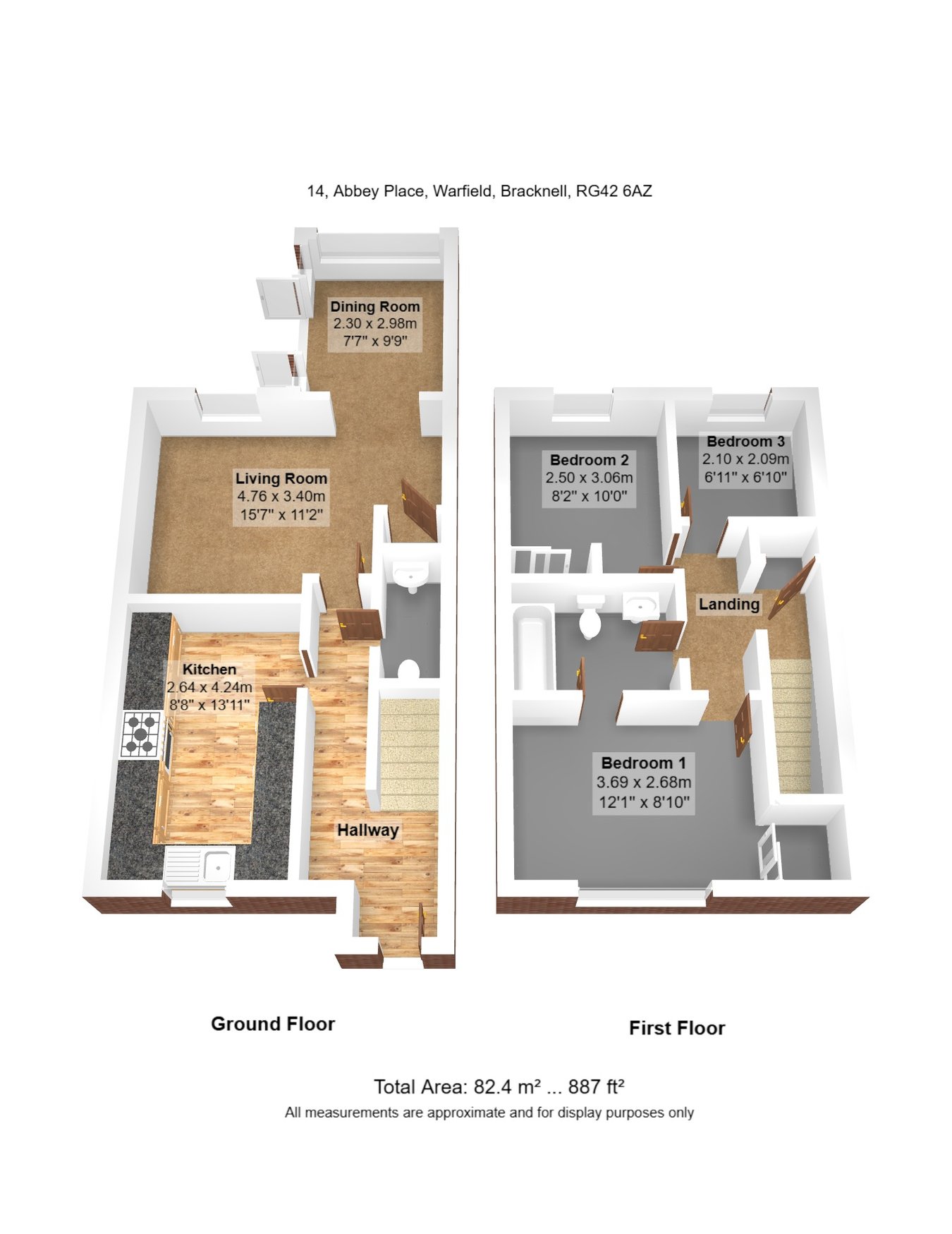 14, Abbey Place, Bracknell floorplan