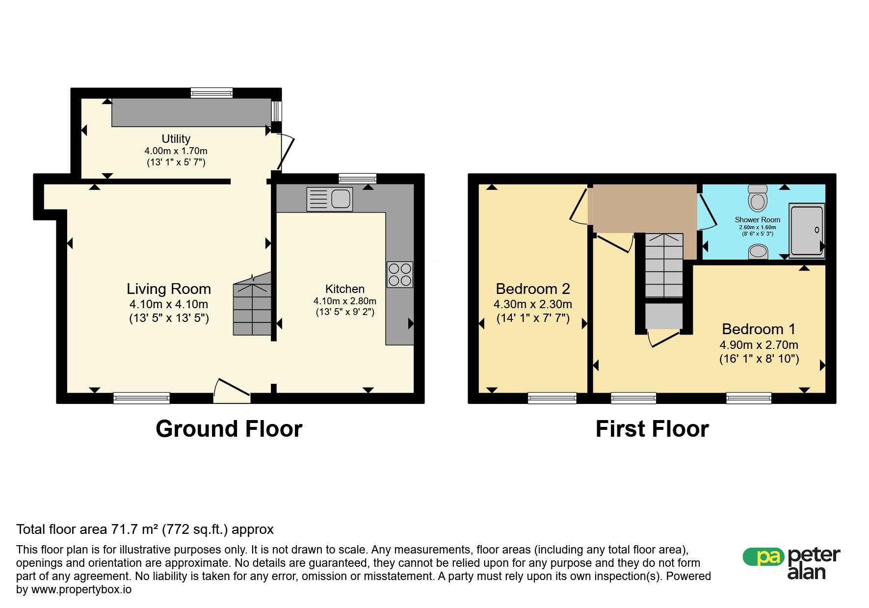 17, Cymmer Road, PORTH floorplan