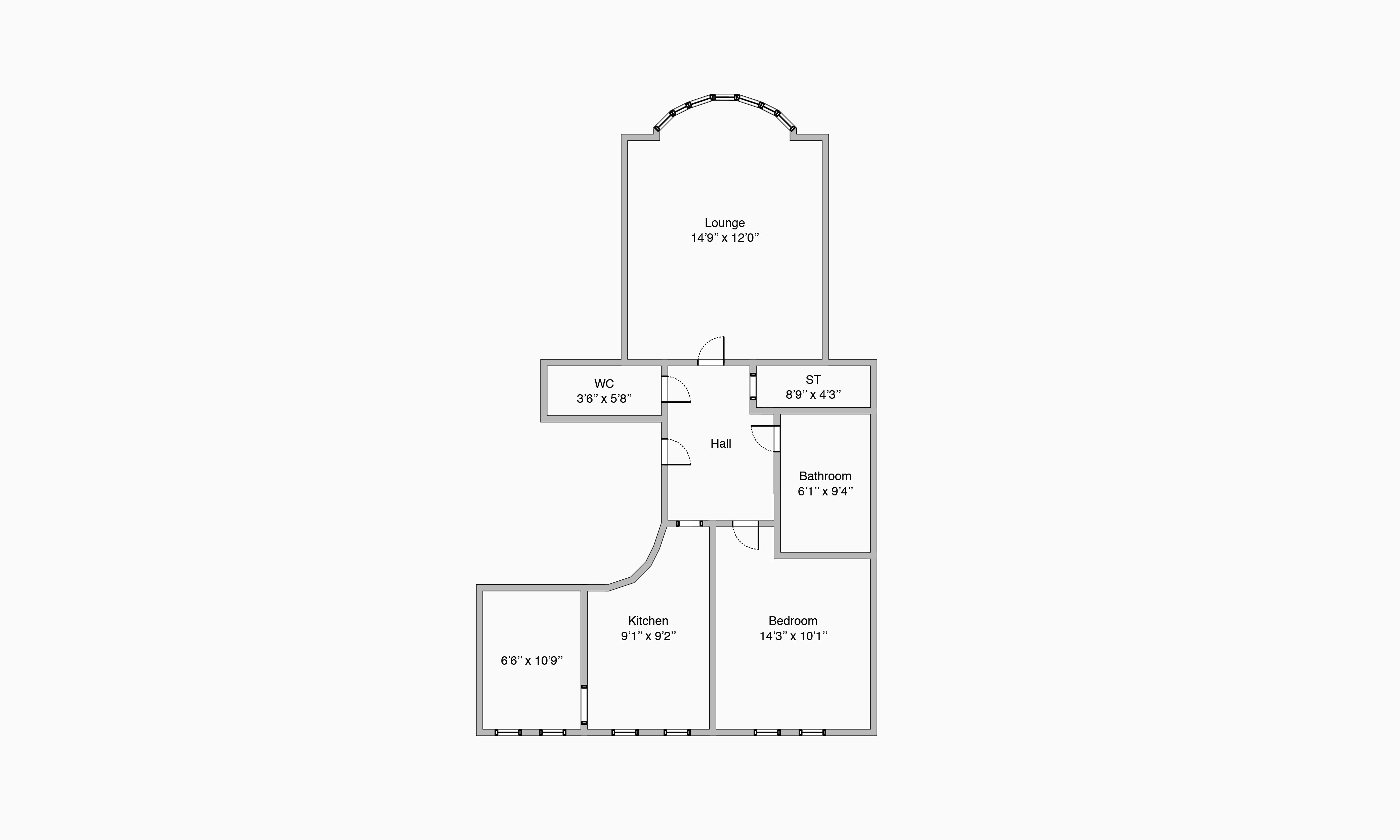 1 Bedrooms Flat for sale in Battlefield Avenue, Flat 3/2, Battlefield, Glasgow G42