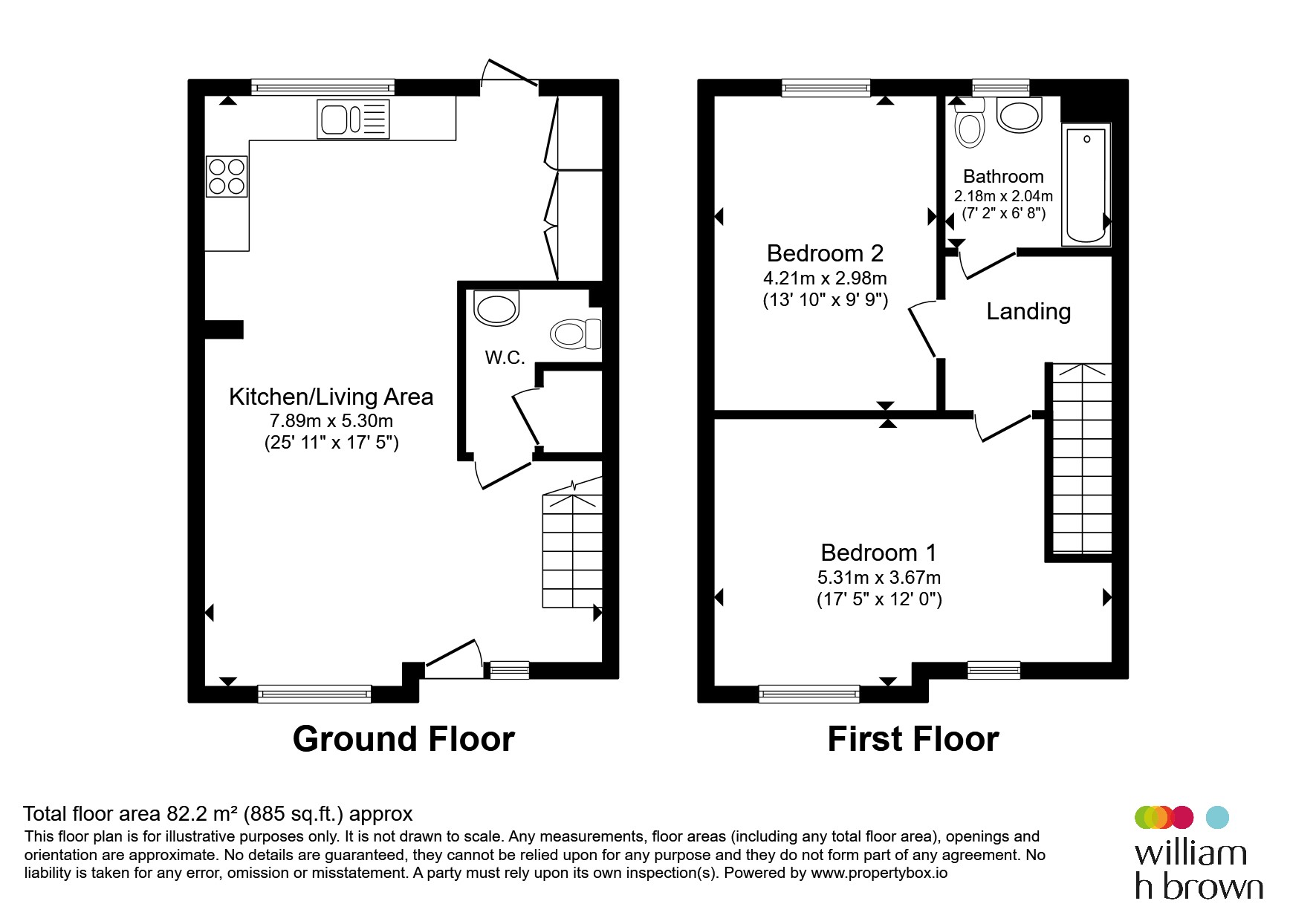 19, Rays Close, Huntingdon floorplan