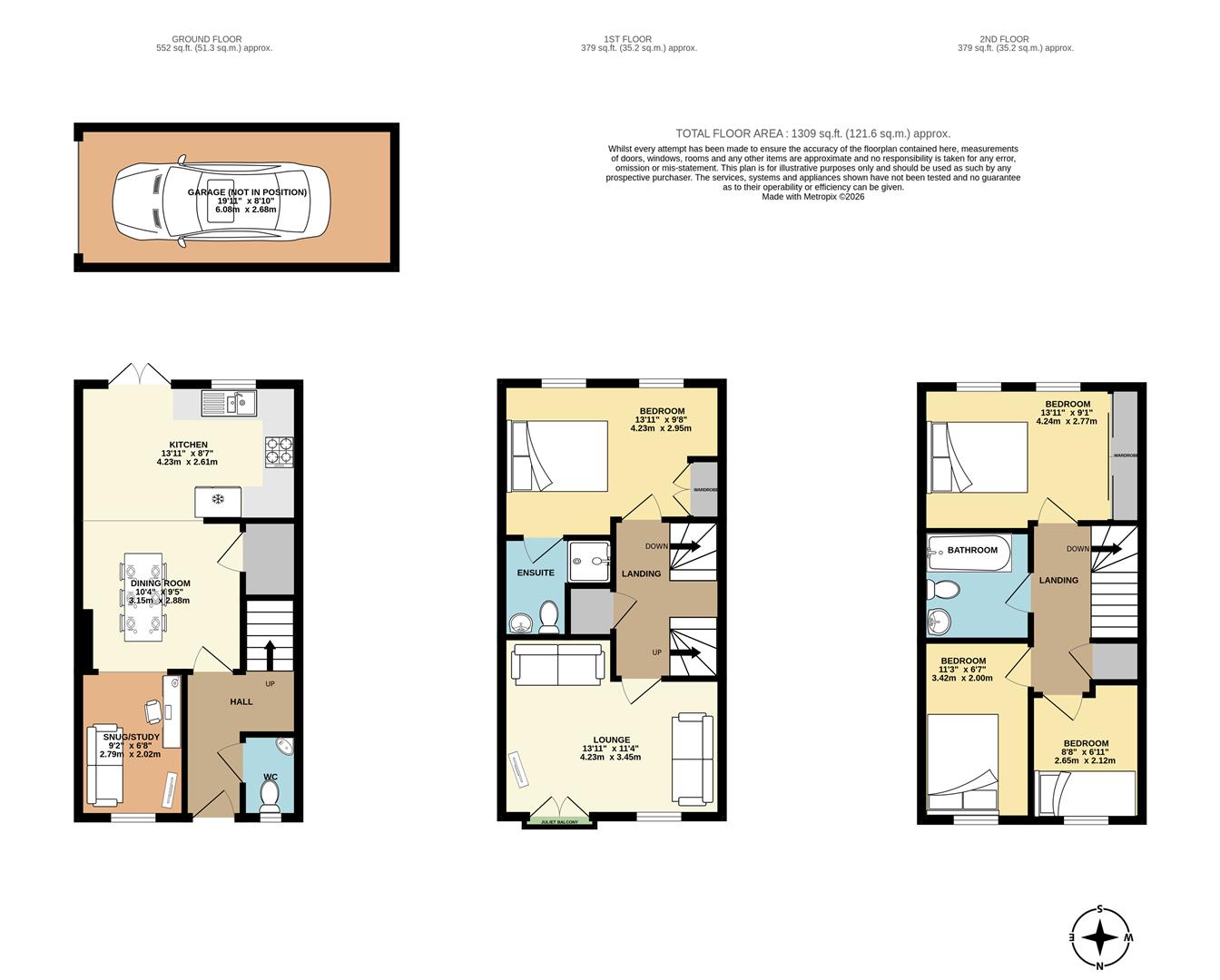 23, Elbridge Avenue, Bognor Regis floorplan