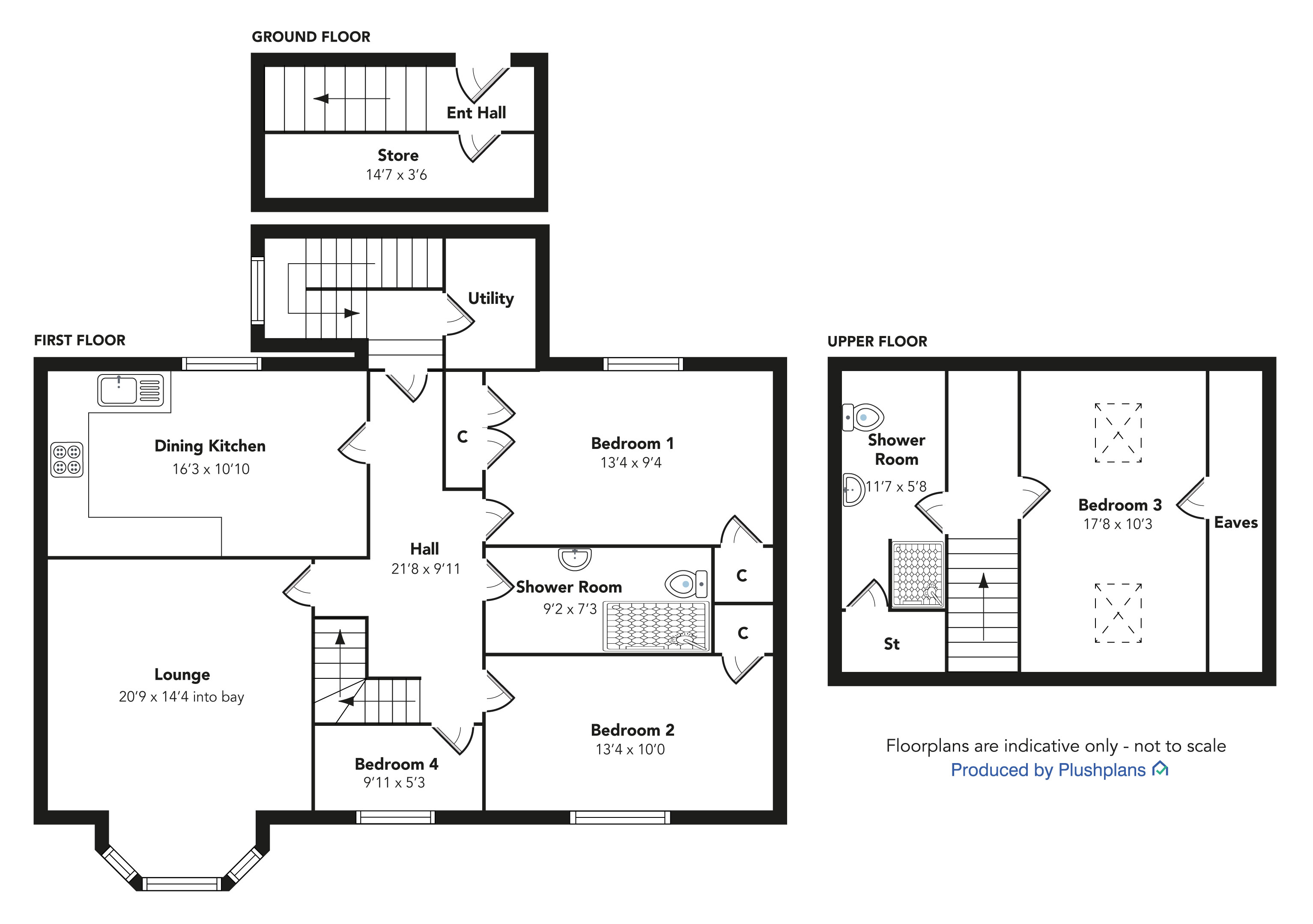1B, Main Road, Paisley floorplan
