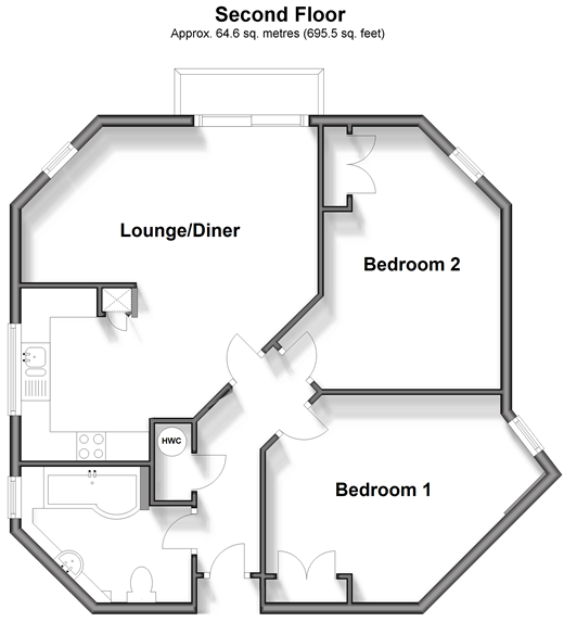 New Dover Road, Canterbury floorplan