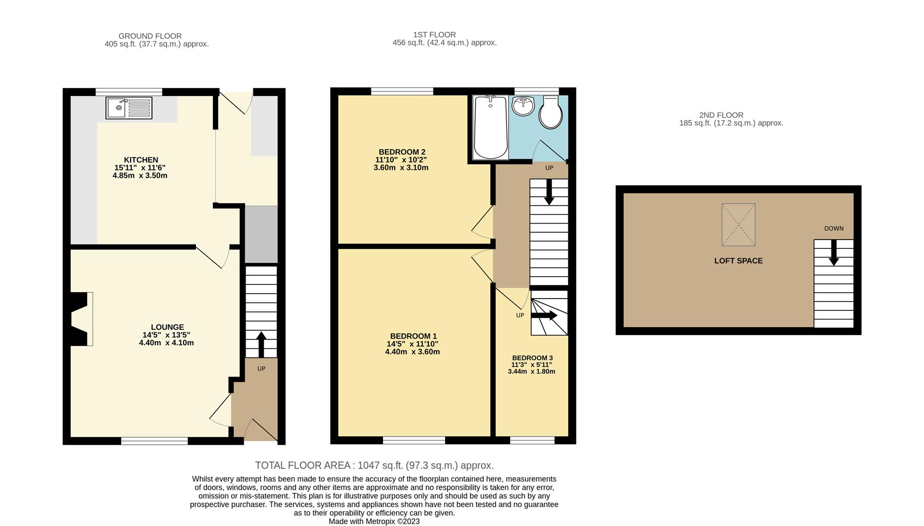 21, Northfield, Withernsea floorplan