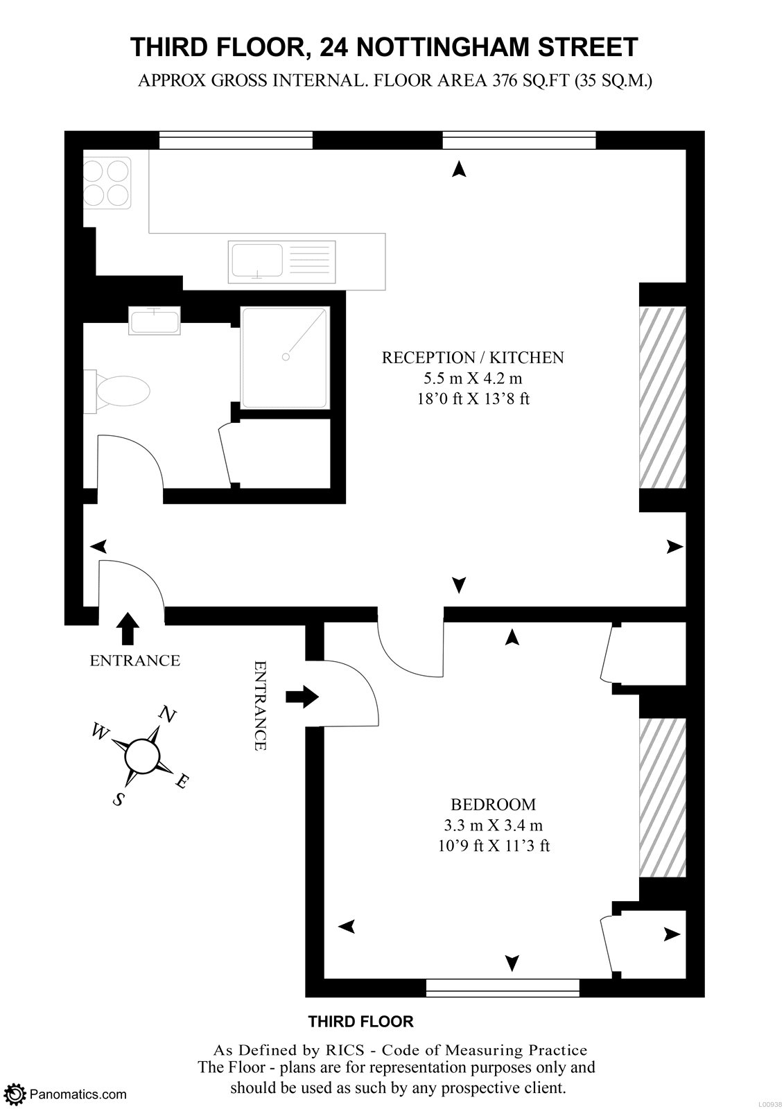 1 Bedrooms Flat to rent in Nottingham Street, London W1U