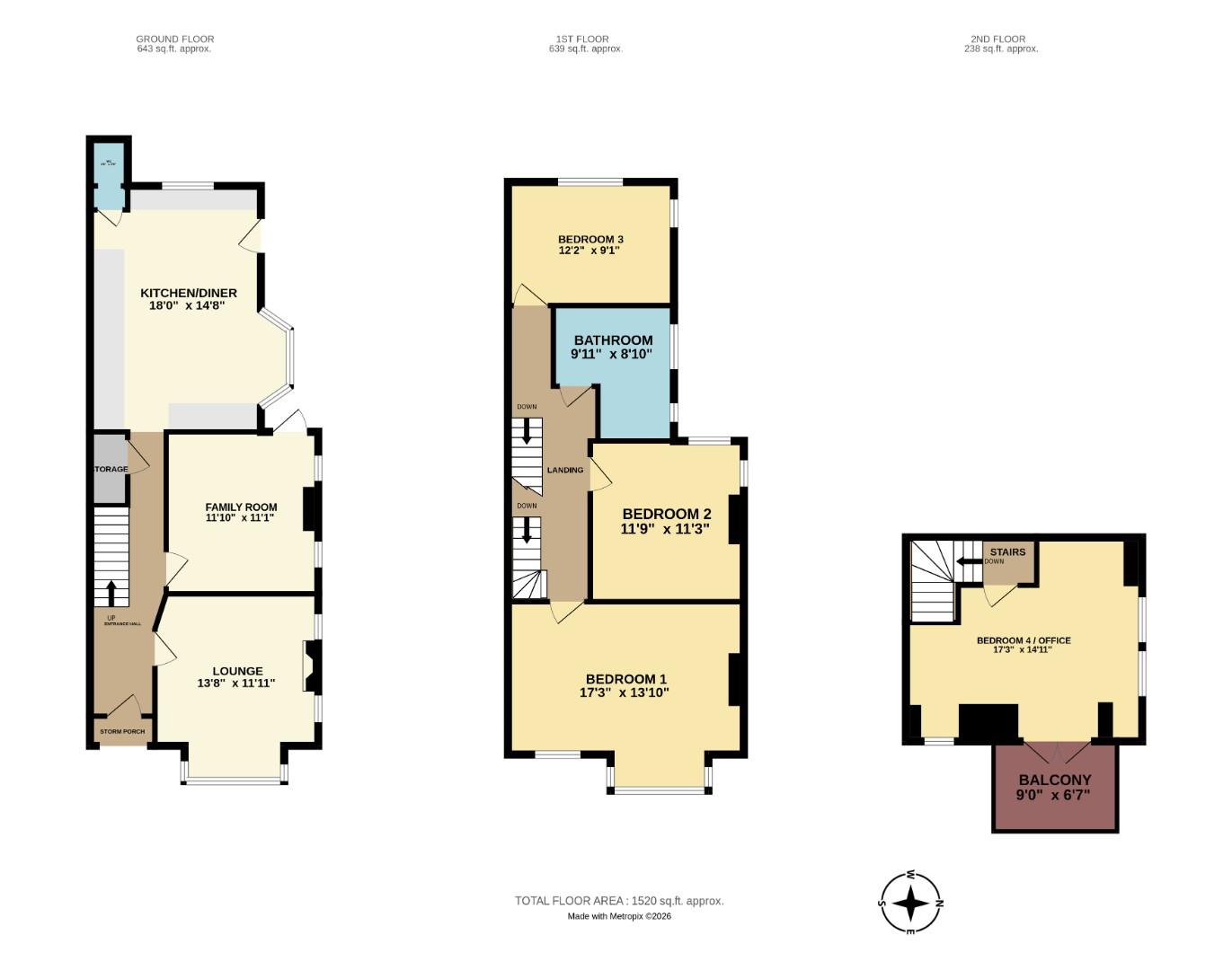 5, Leigham Court Drive, Leigh-On-Sea floorplan