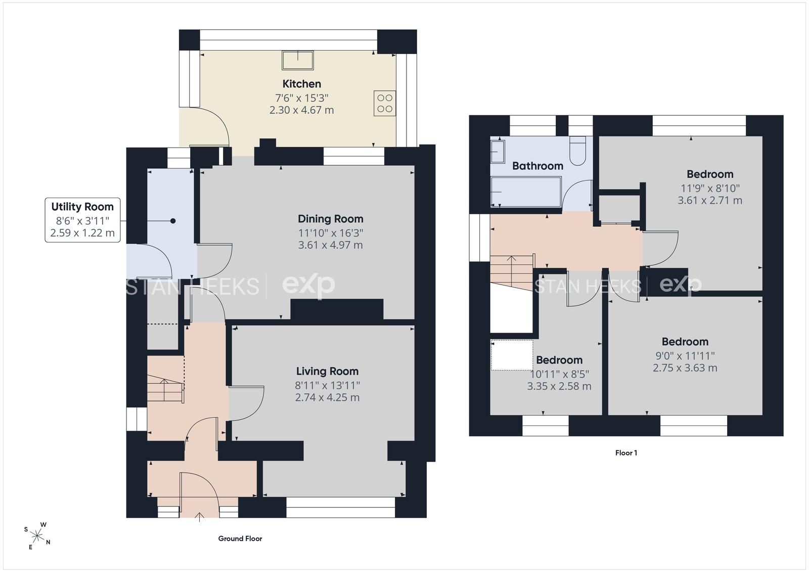 1, Kent Road, Stourbridge floorplan