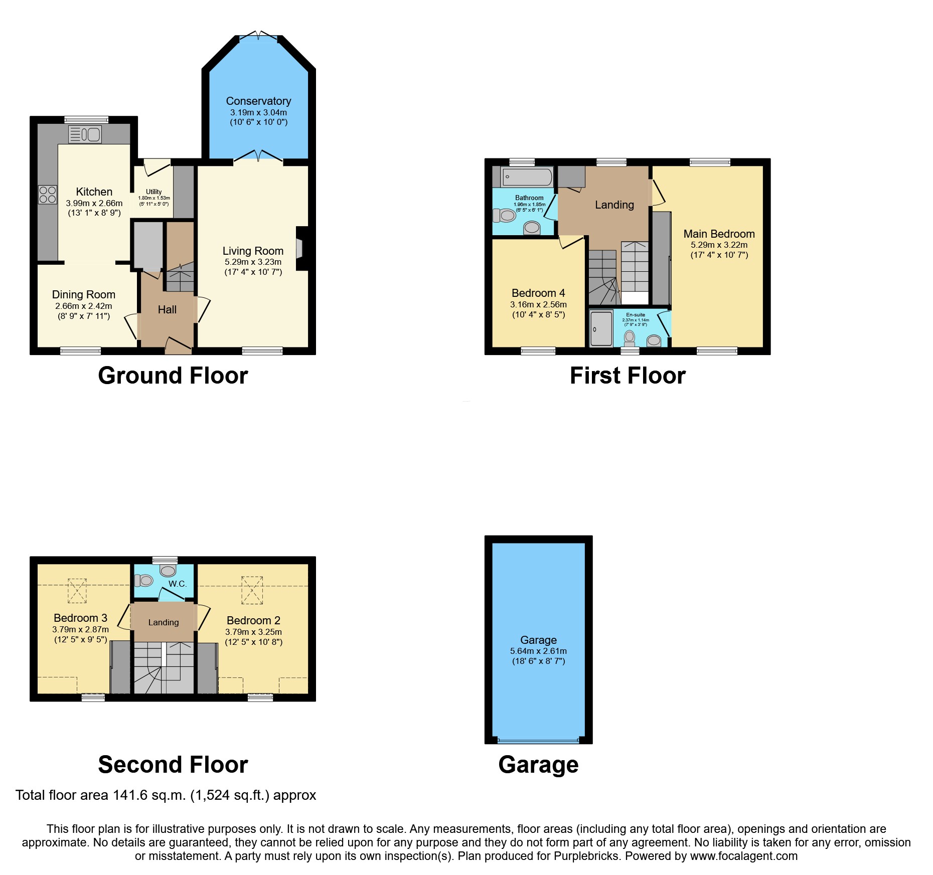 225, Barrowby Road, Grantham floorplan