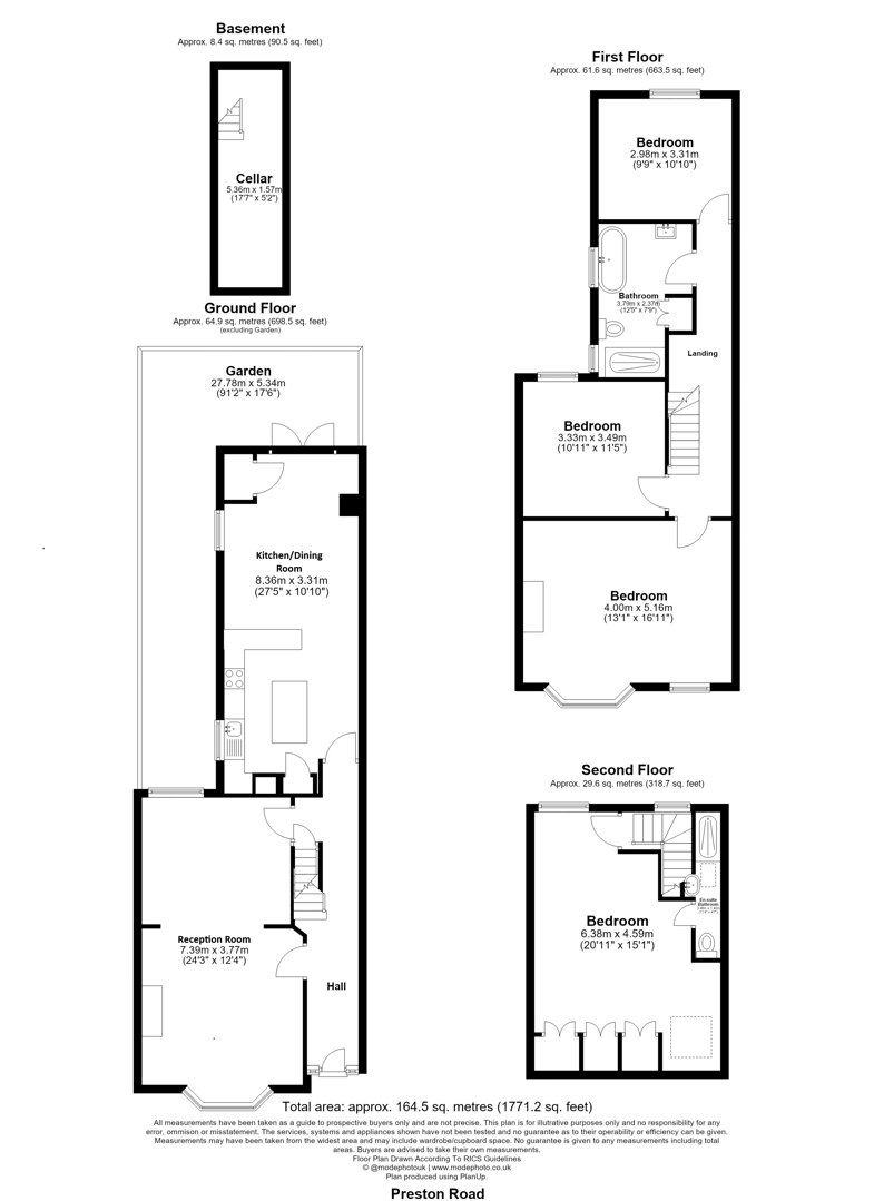 22, Preston Road, Leytonstone floorplan