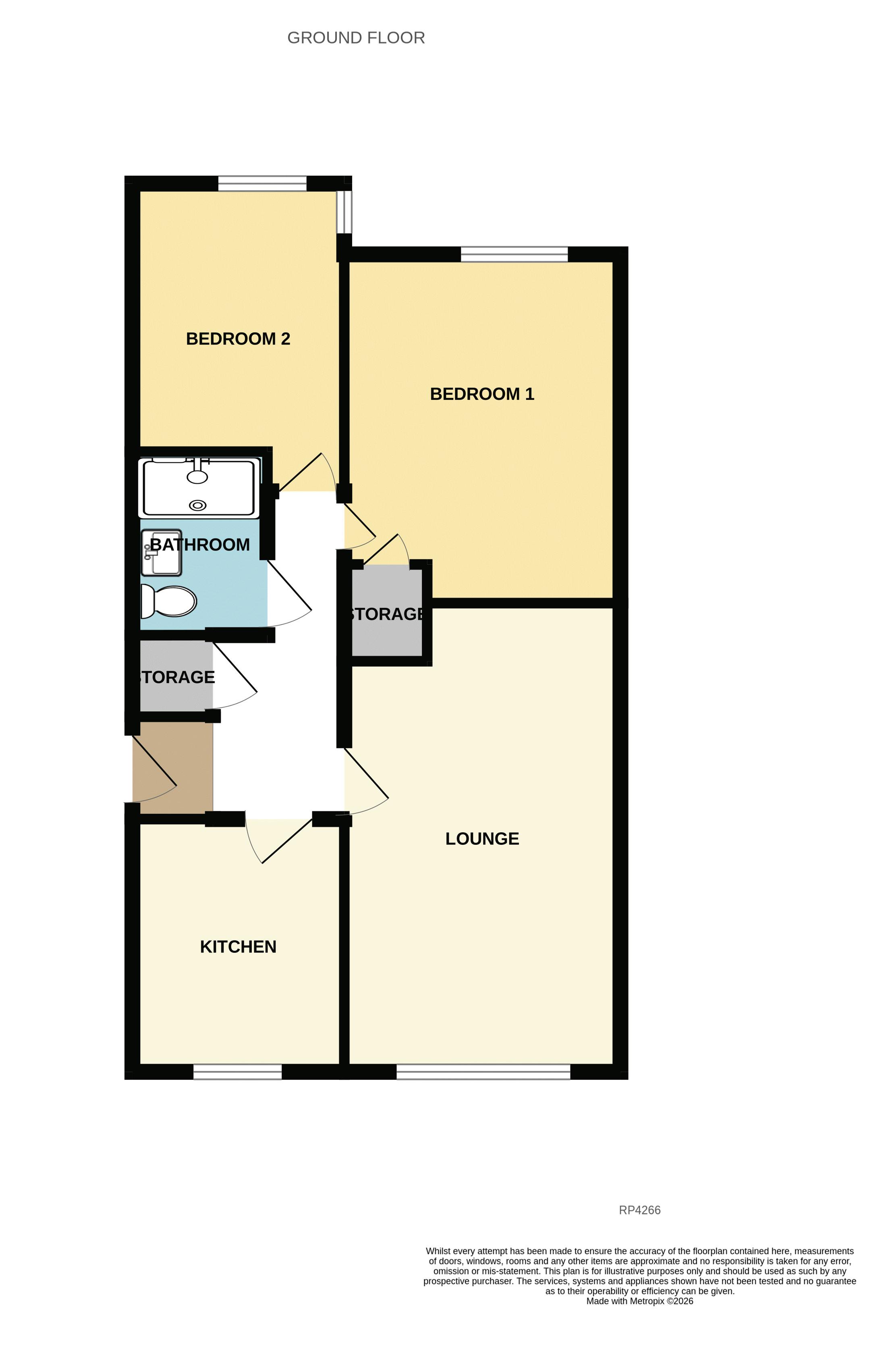 3 Plas Heulog, Albert Road, Colwyn Bay floorplan
