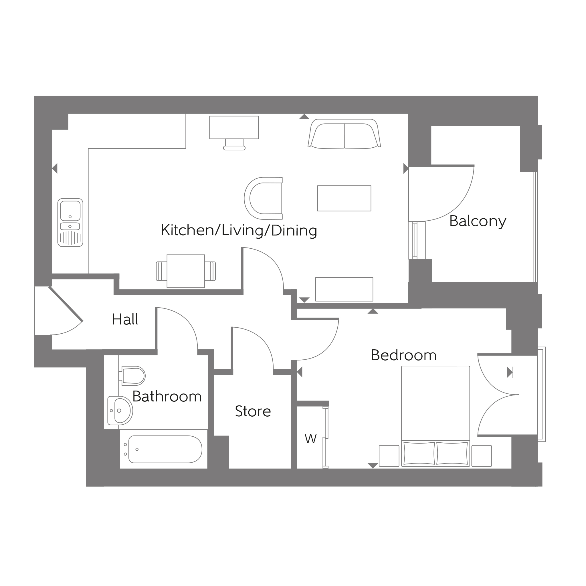 65, Fielders Crescent, Barking floorplan