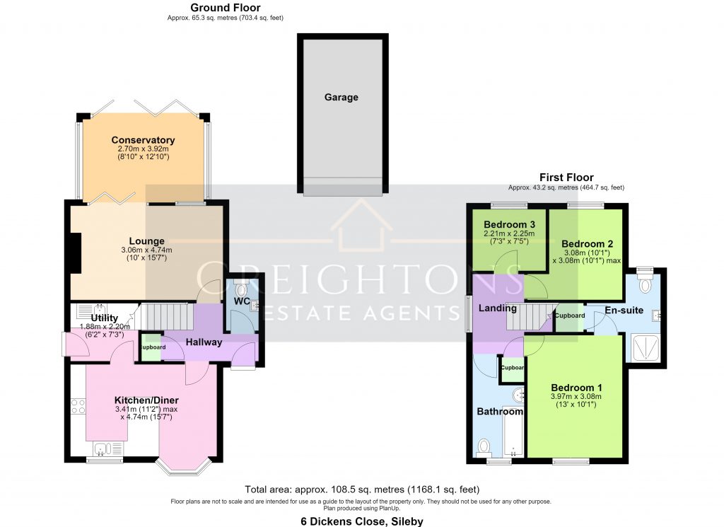 6, Dickens Close, Loughborough floorplan
