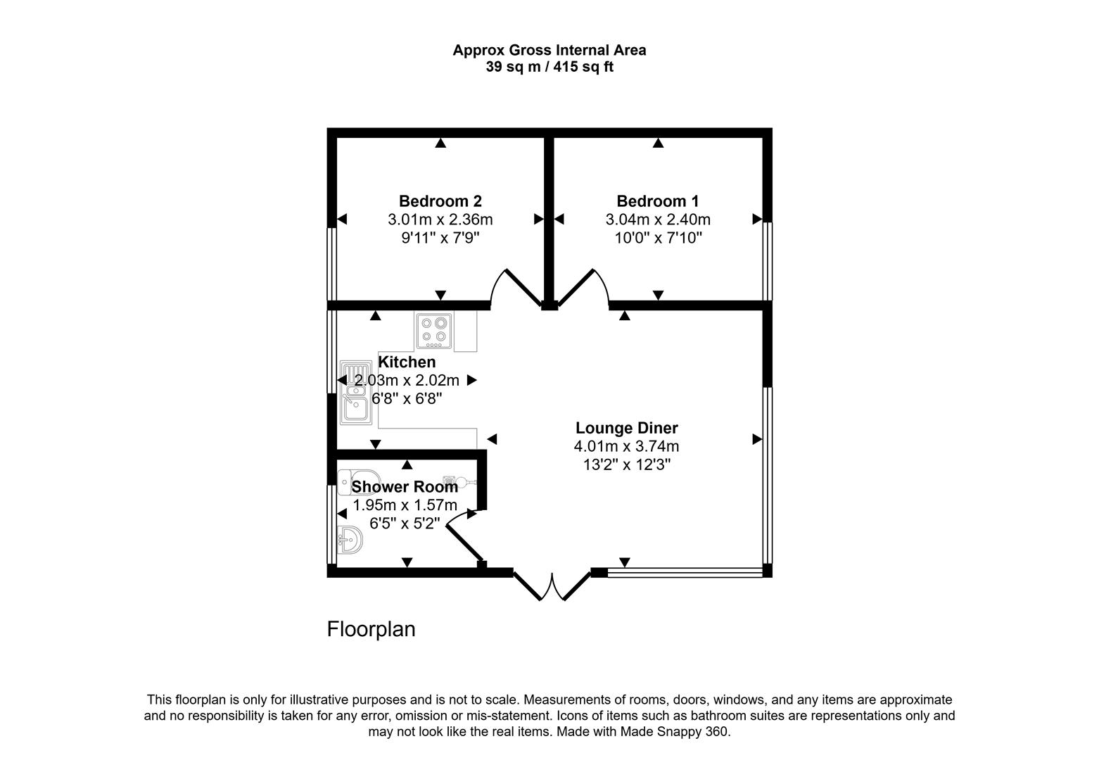 49 The Woodlands, Roch, Haverfordwest floorplan