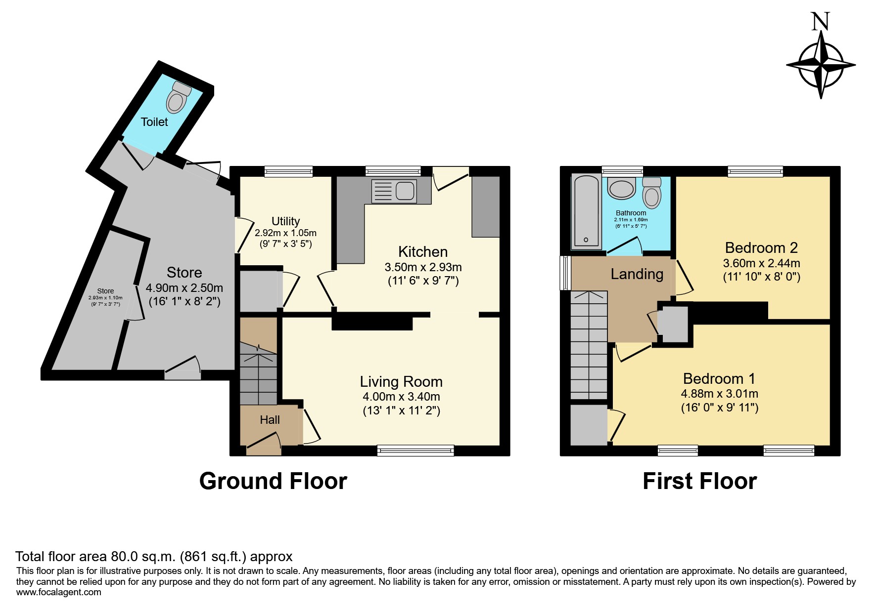 Wolseley Road, Bilston, WV14 floorplan
