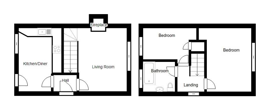 2 Bedrooms Semi-detached house to rent in Garton Close, Cinderhill, Nottinghamshire NG6