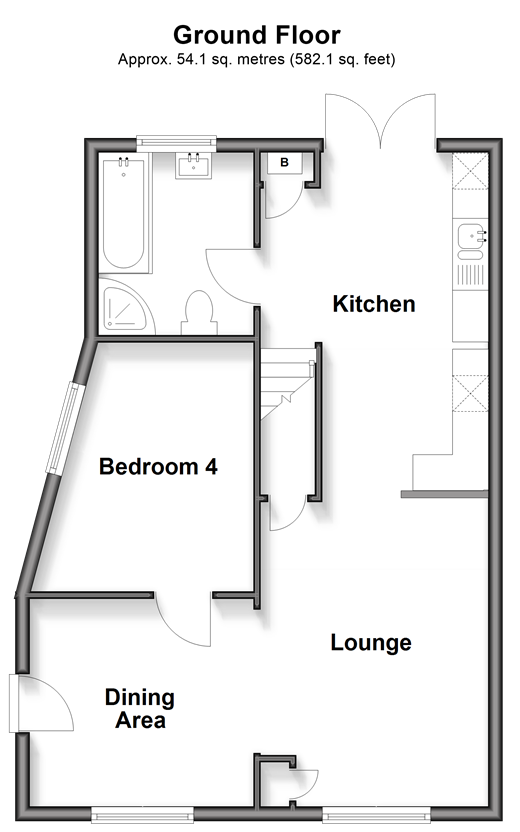 The Street, Iwade floorplan