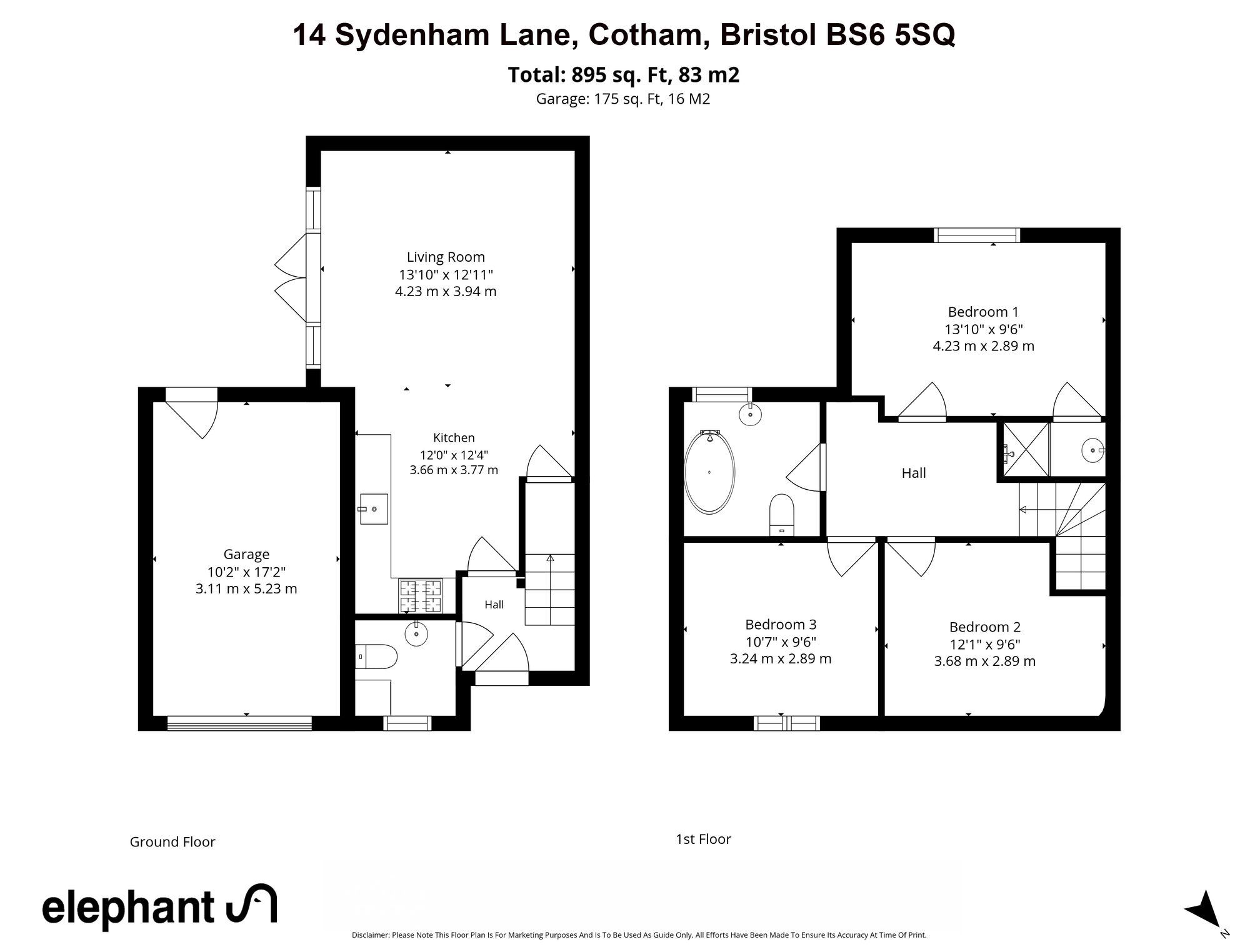 14 Sydenham Lane, Bristol floorplan