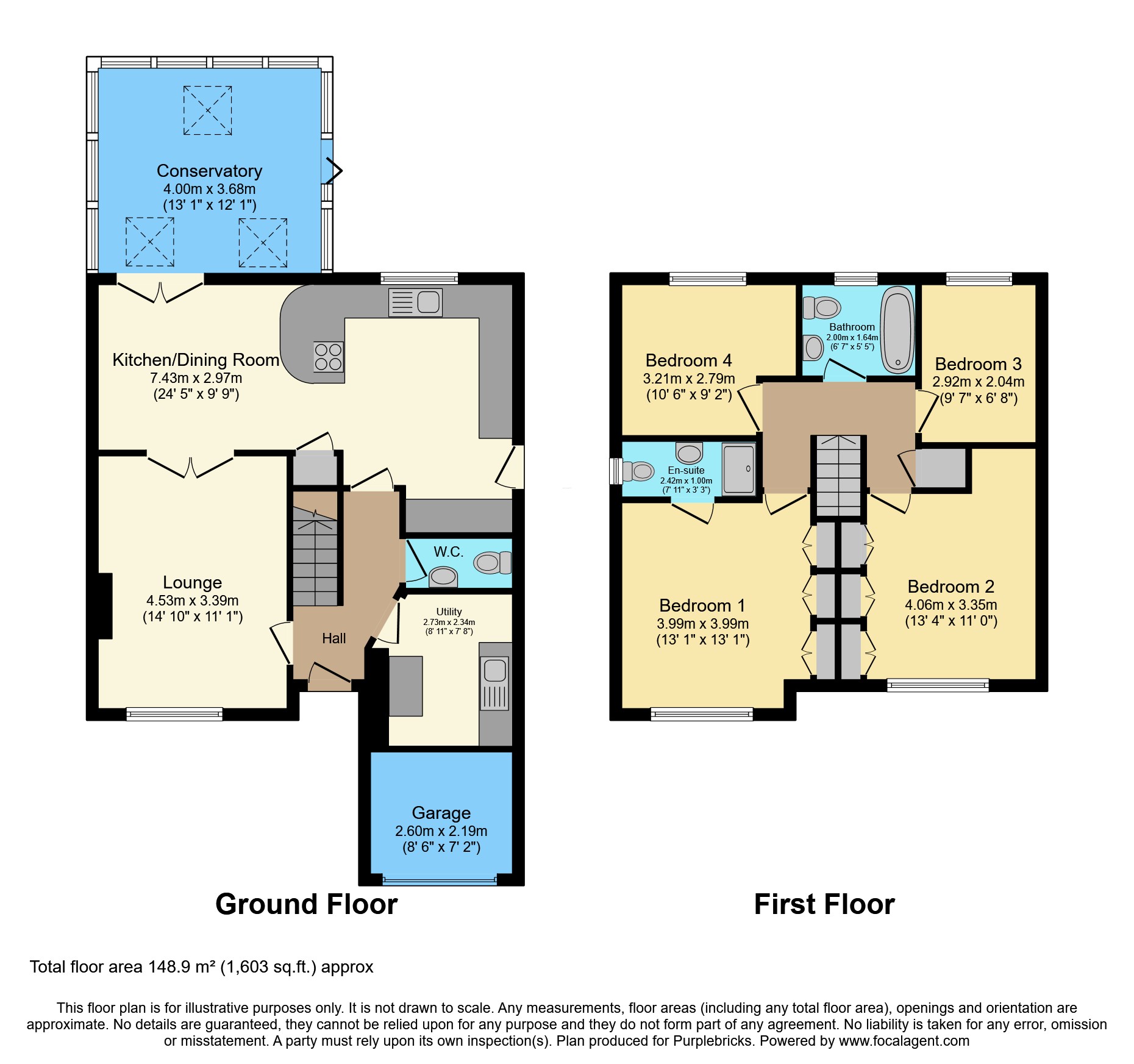 20, Stiperstones Close, Ellesmere Port floorplan