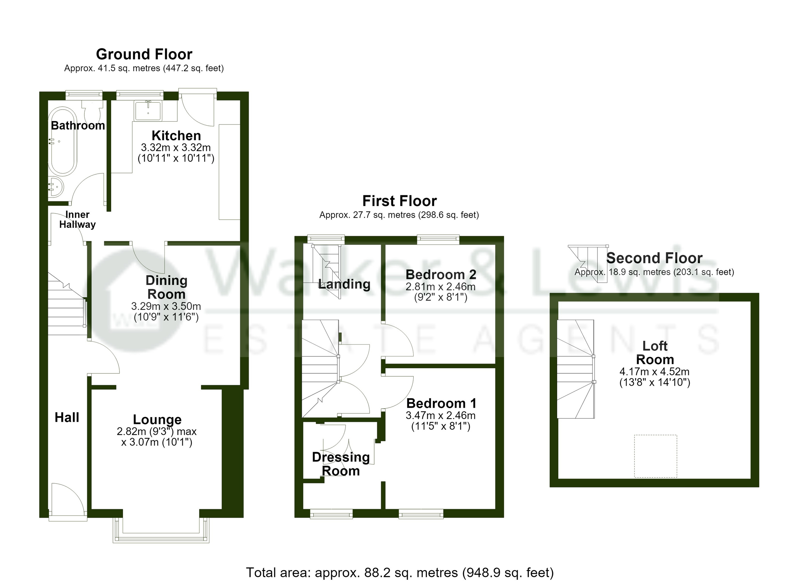 33 Coronation Terrace, Porth floorplan