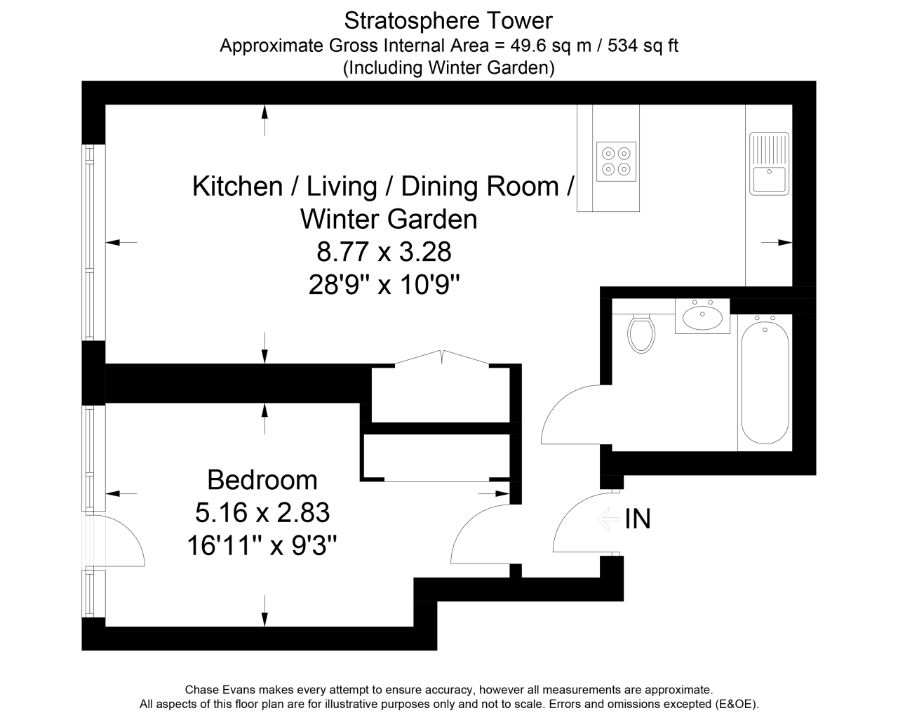 Stratosphere Tower, Great Eastern Road, London floorplan