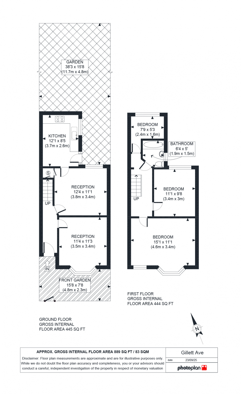 28, Gillett Avenue, London floorplan