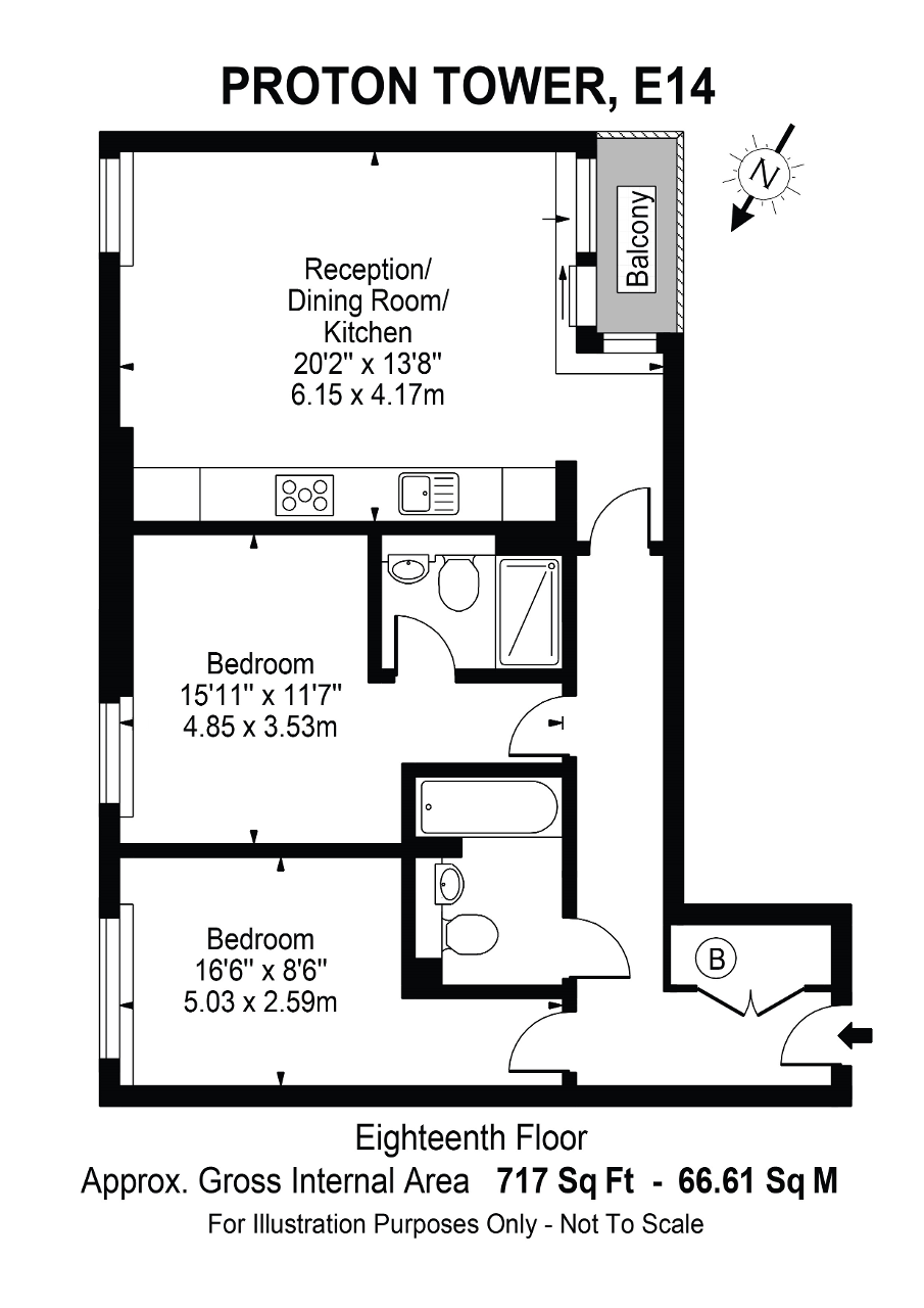 2 Bedrooms Flat to rent in Proton Tower, 8 Blackwall Way, East India, Docklands E14